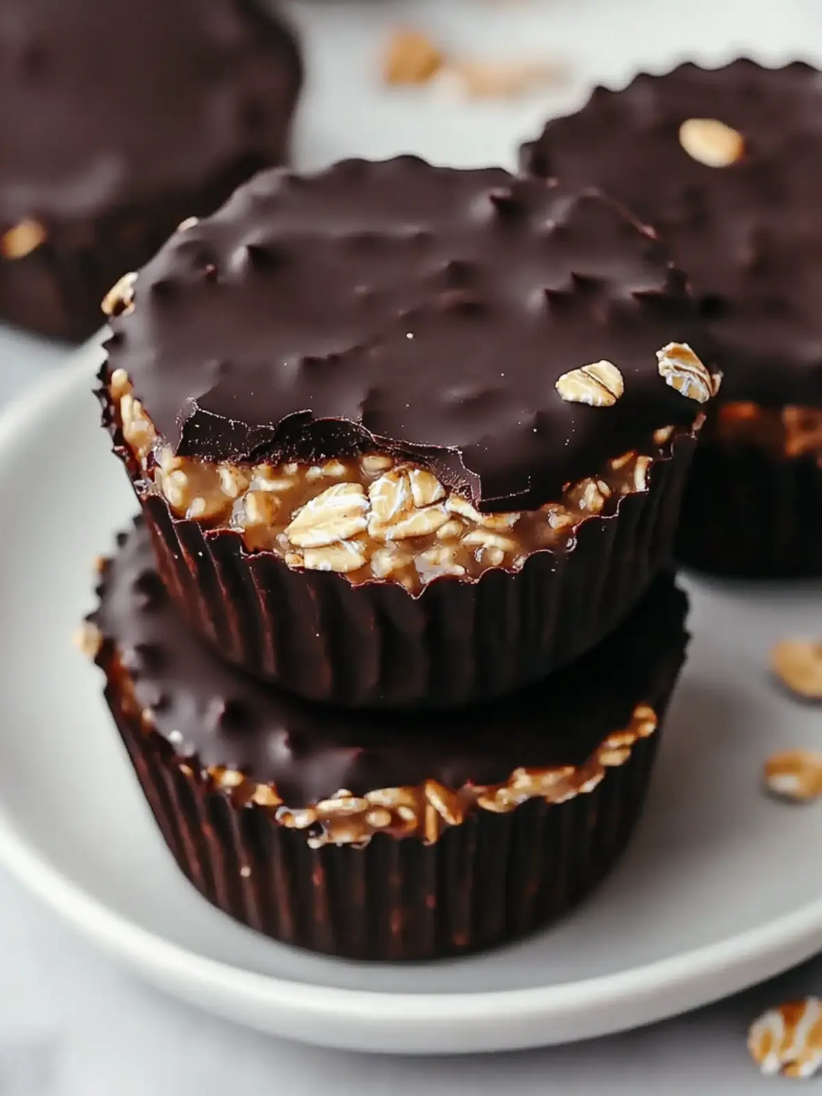 Delicious Healthy Dark Chocolate Oatmeal Cups You ll Love 4 Healthy Dark Chocolate Oatmeal Cups