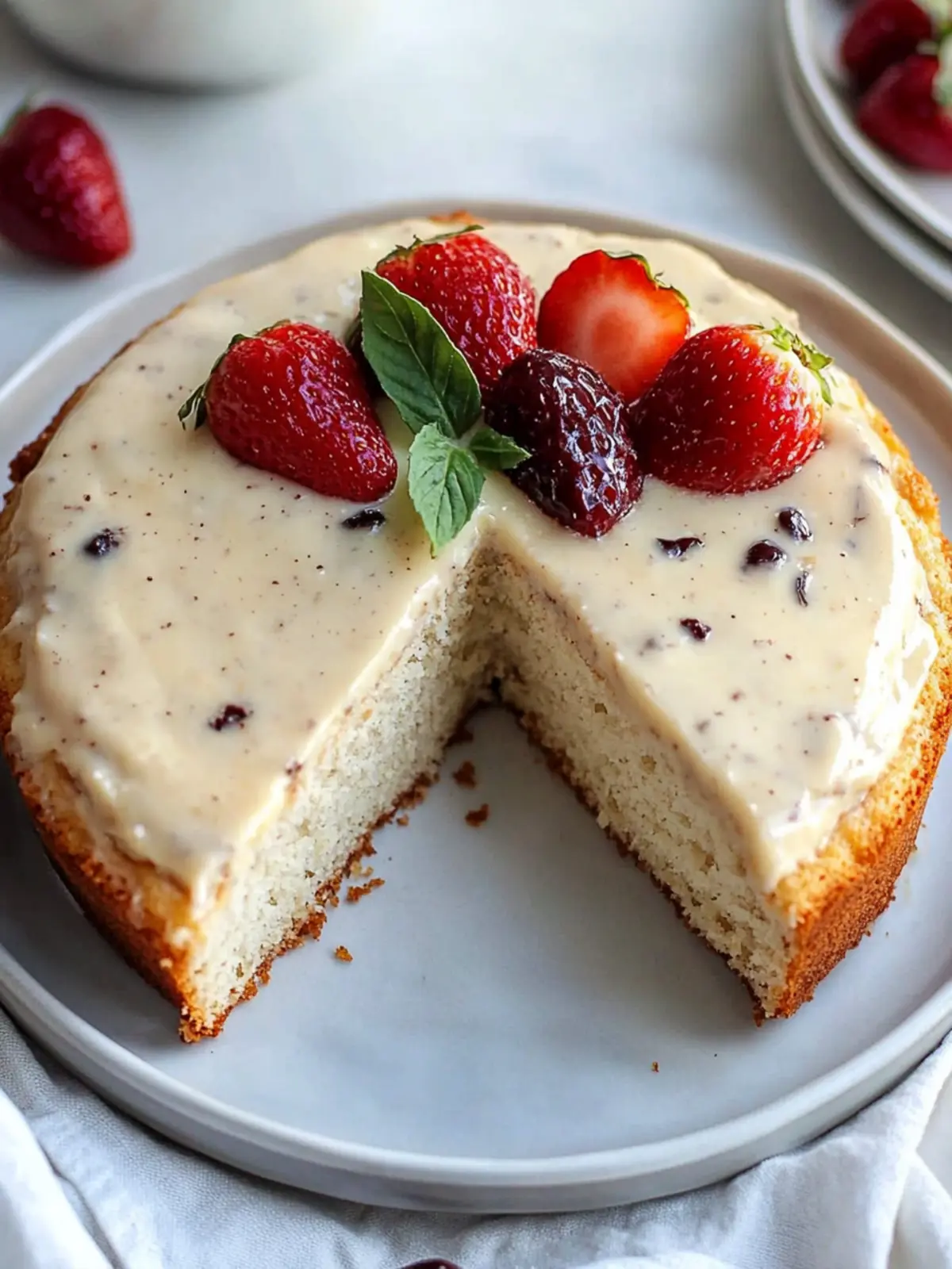 Flourless Vanilla Bean Greek Yogurt Cake You ll Crave Again 3 Flourless Vanilla Bean Greek Yogurt Cake