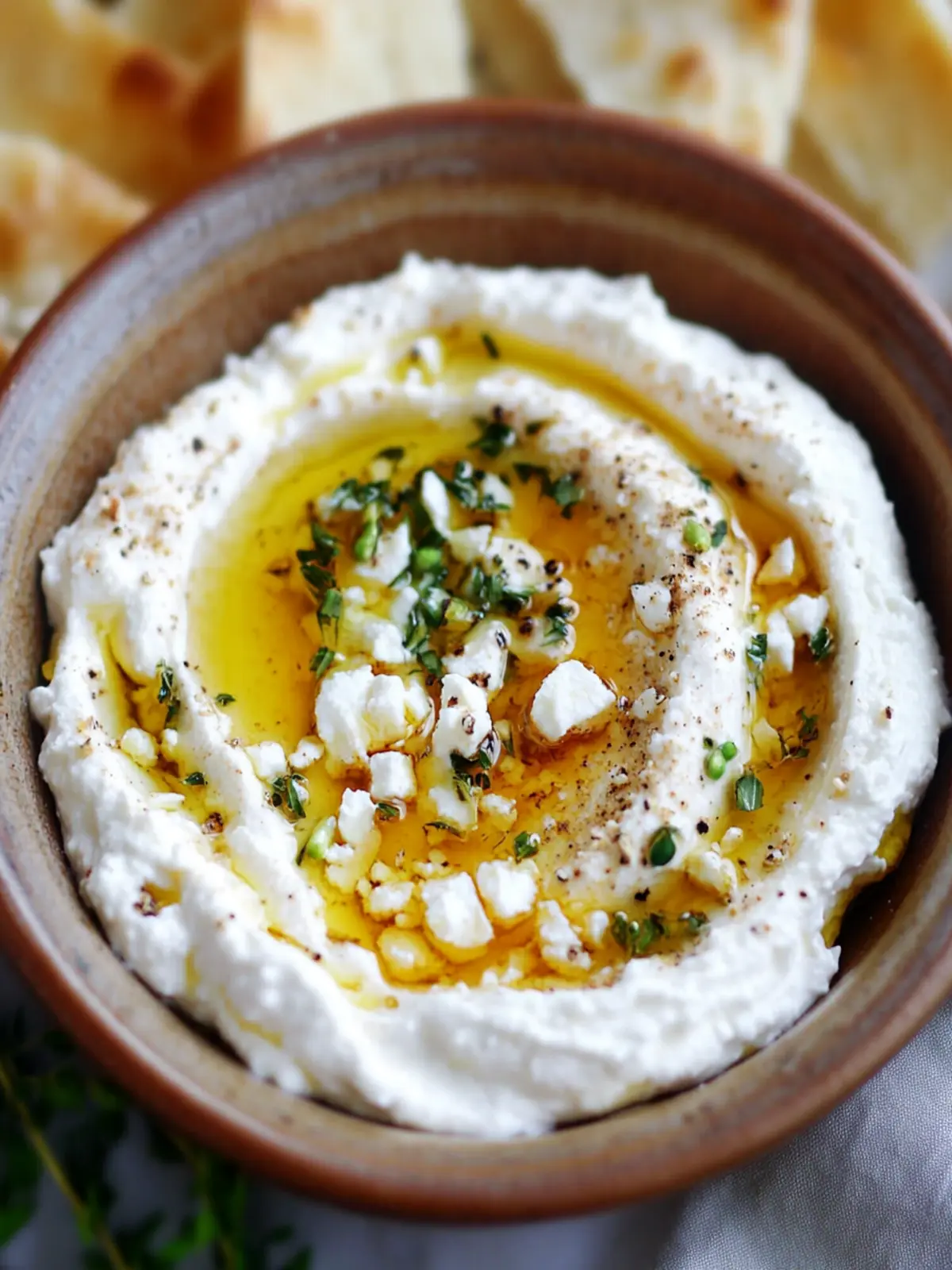 Whipped Feta with Honey Dip: A Creamy, Sweet Delight 2 Whipped Feta with Honey Dip