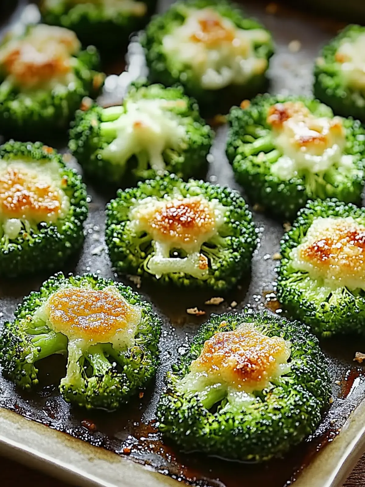 Crispy Baked Broccoli with Parmesan and Almond Crunch 2 Crispy Baked Broccoli