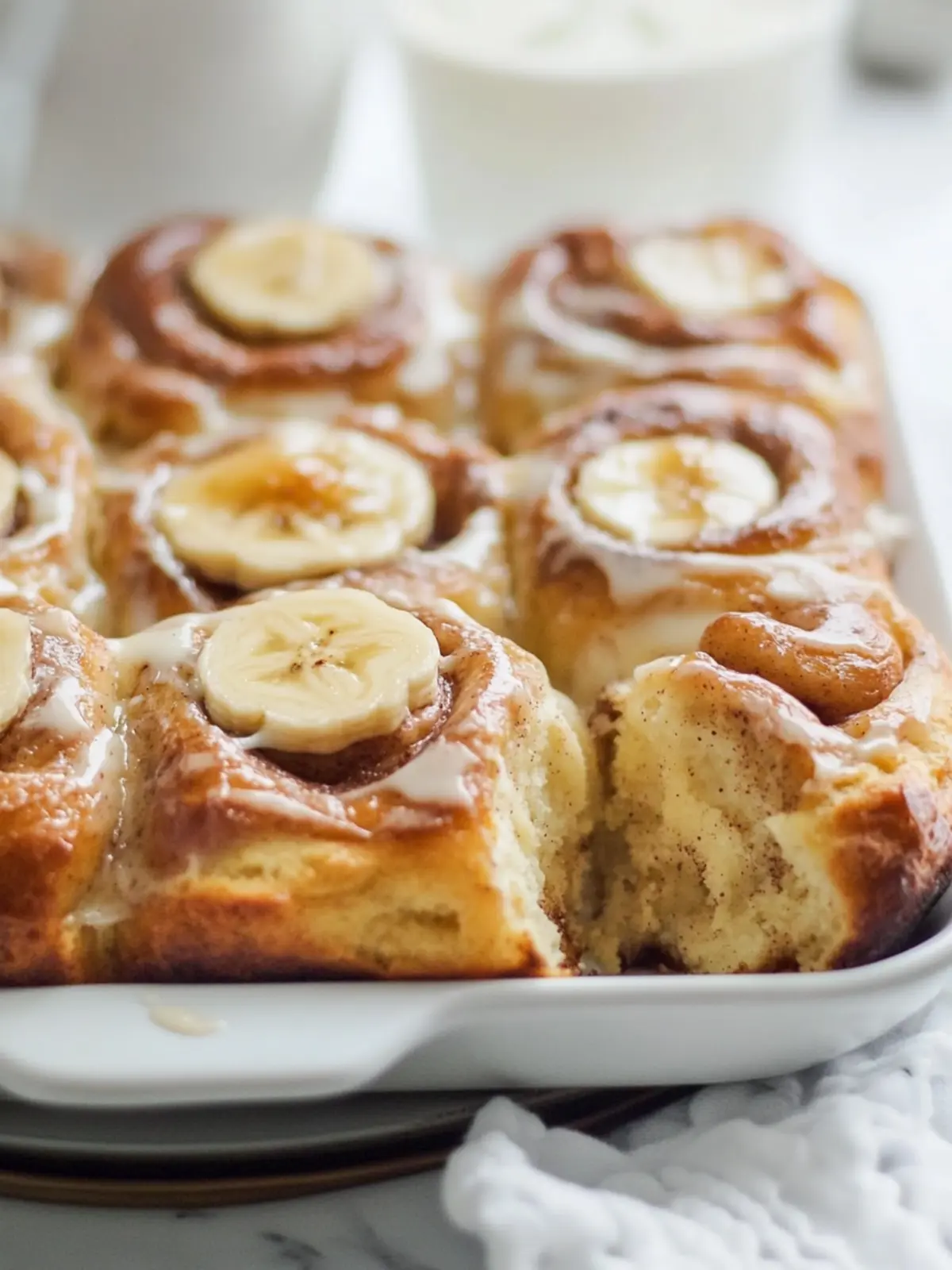 Irresistible Banana Bread Batter Cinnamon Buns You ll Love 2 Banana Bread Batter Cinnamon Buns