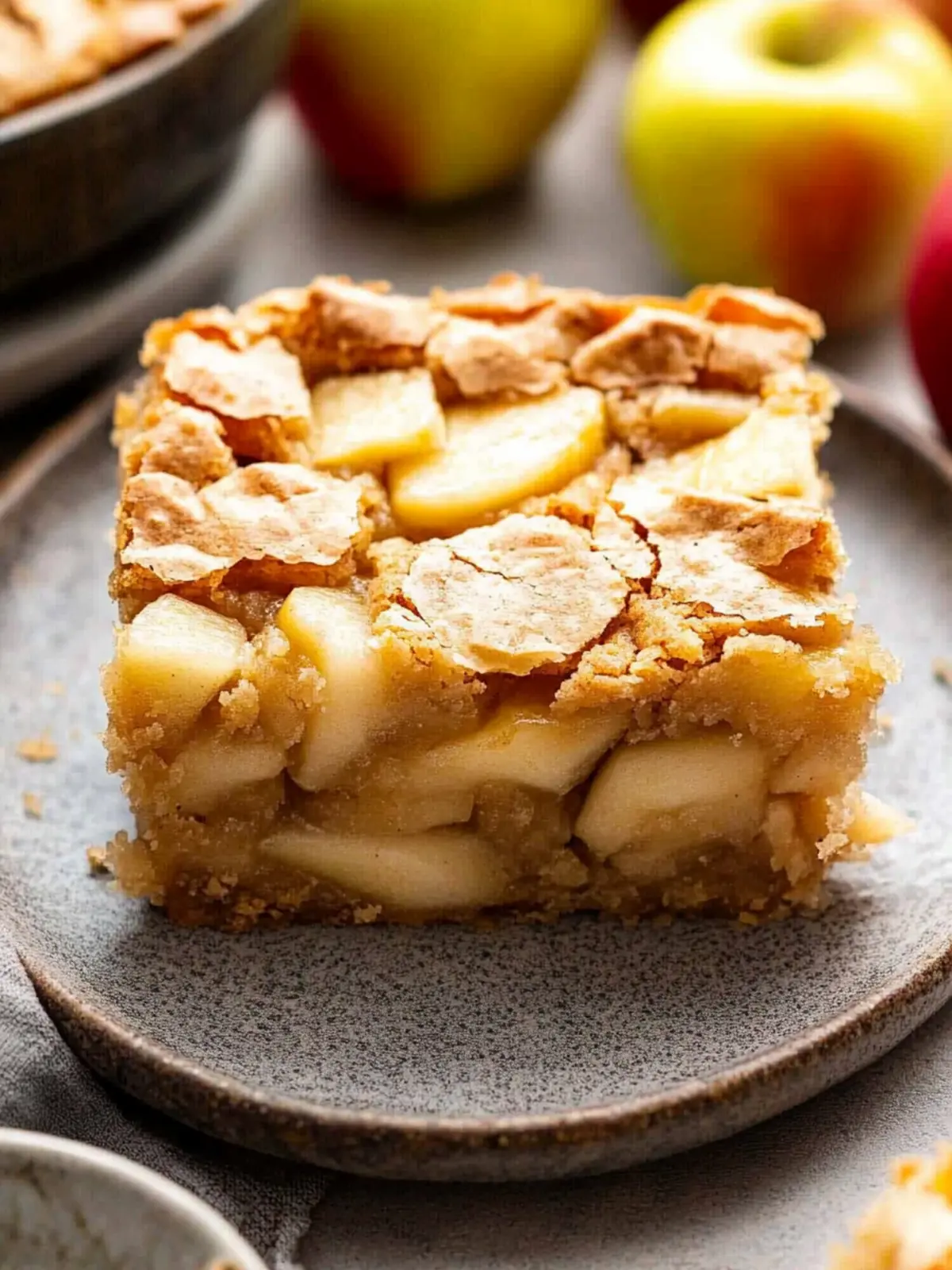 Irresistible Apple Blondies Topped with Caramel Bliss 3 Apple Blondies