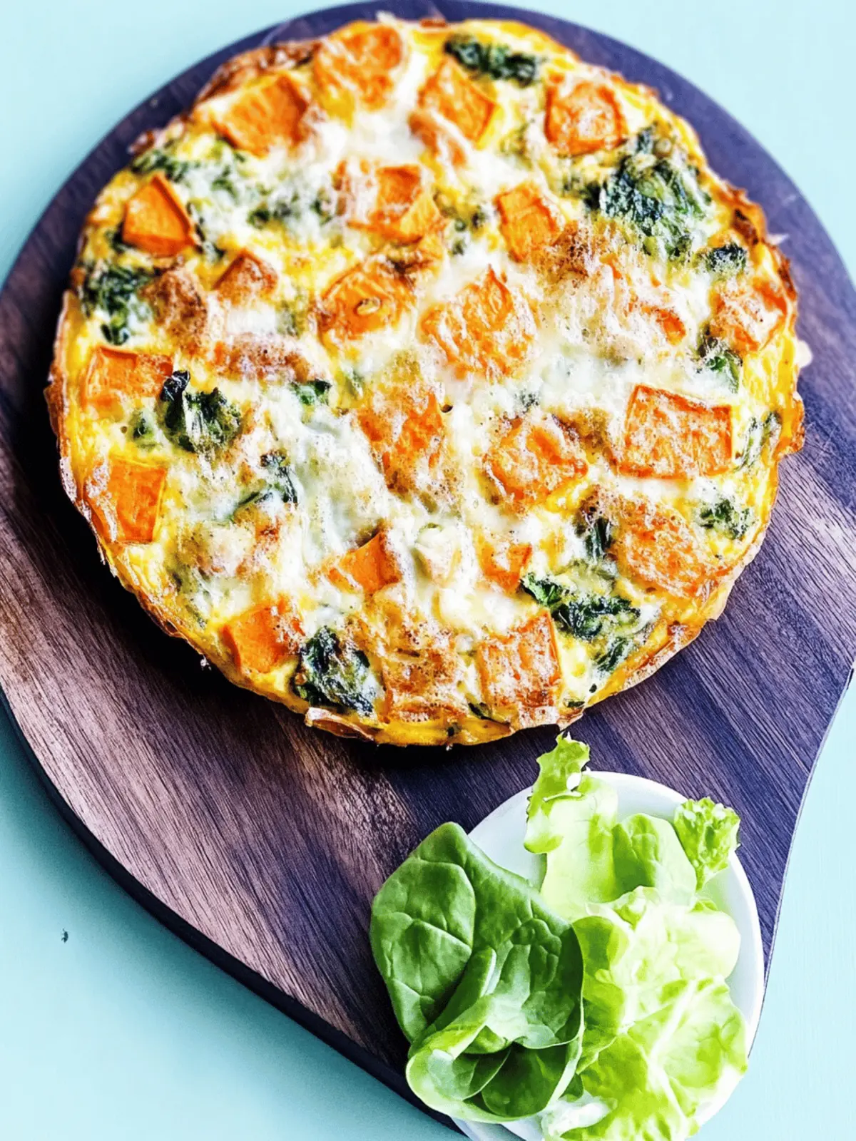 Sweet Potato & Spinach Frittata: A Quick, Healthy Delight 4 Sweet potato & spinach frittata
