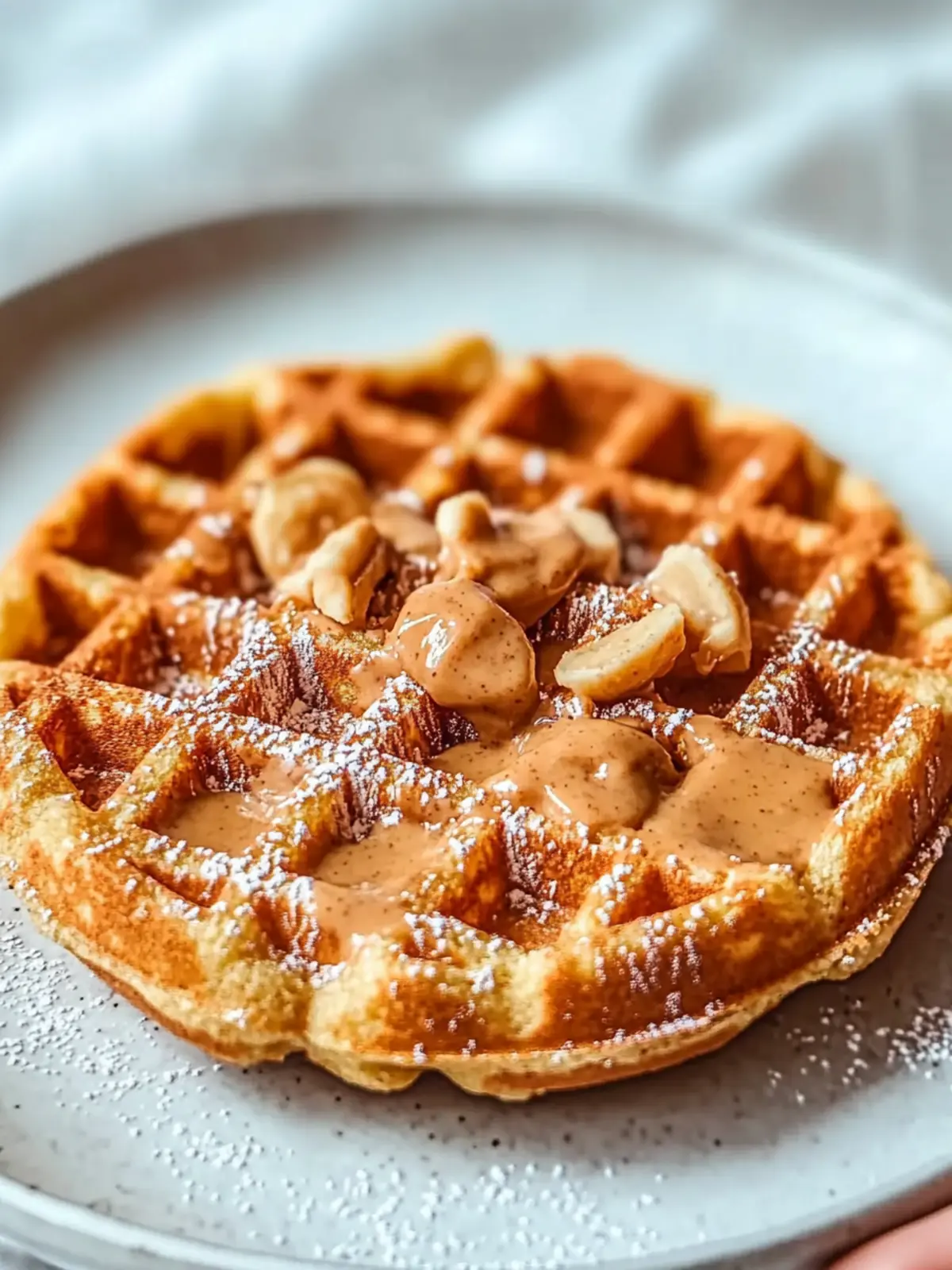 Low Carb Keto Peanut Butter Chaffle: Quick Breakfast Delight 4 Low Carb Keto Peanut Butter Chaffle