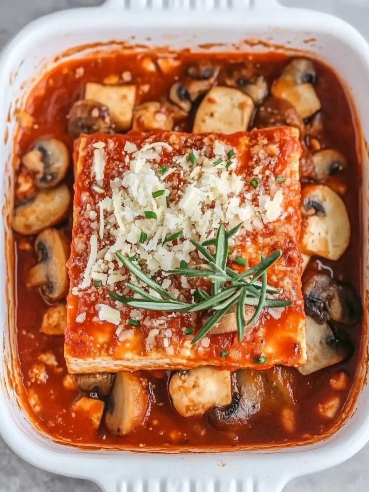Delicious Baked Tofu with Mushrooms for Cozy Nights 3 Baked Tofu with Mushrooms