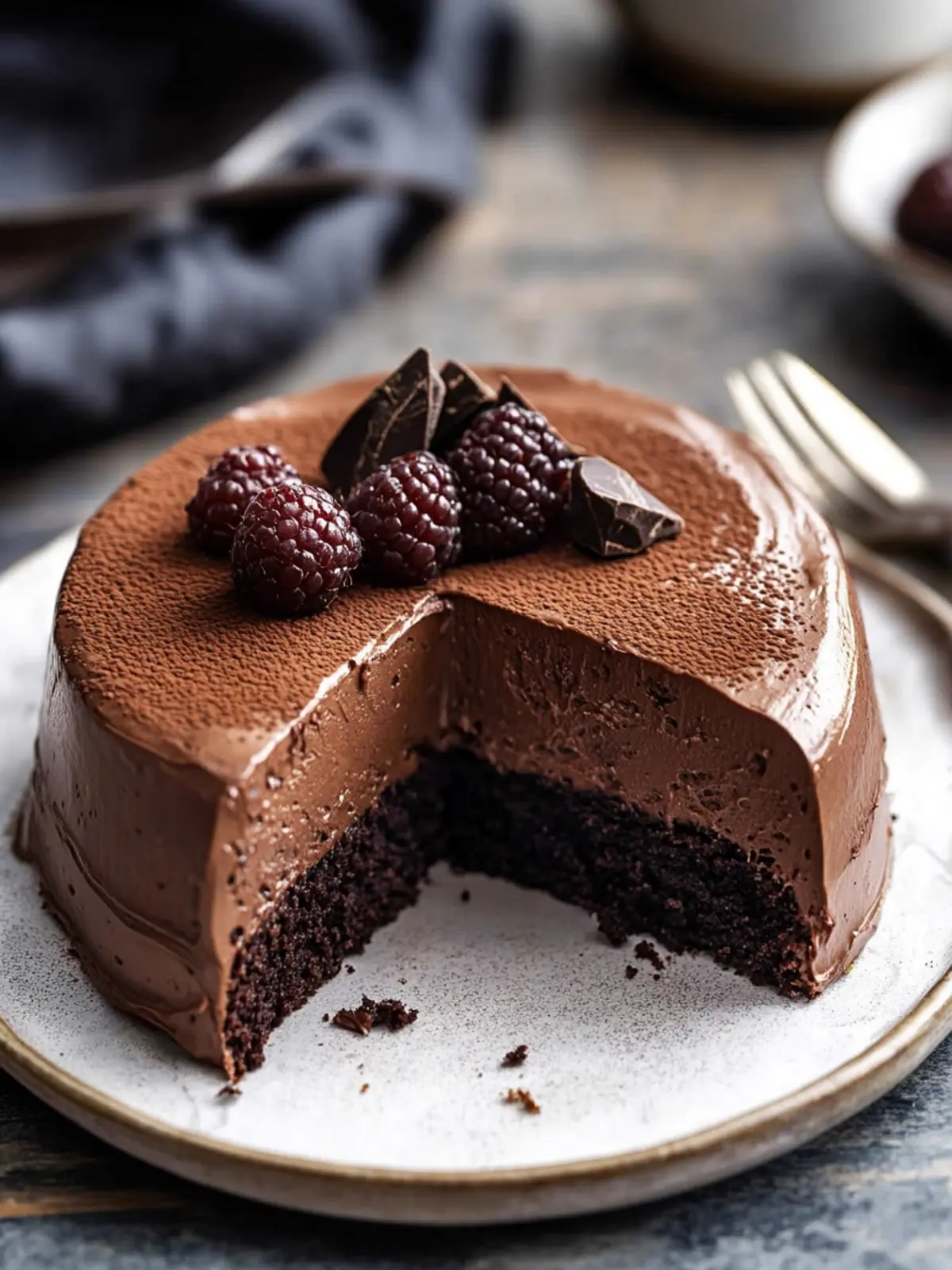 Indulge in Irresistible Dark Chocolate Mousse Cake Bliss 4 Dark Chocolate Mousse Cake