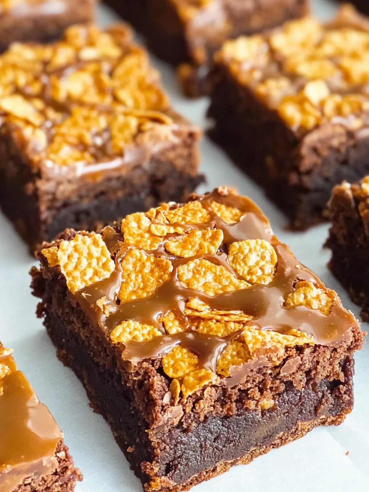 Decadent Quick Caramel Cornflake Brownies for Sweet Cravings 2 Quick Caramel Cornflake Brownies