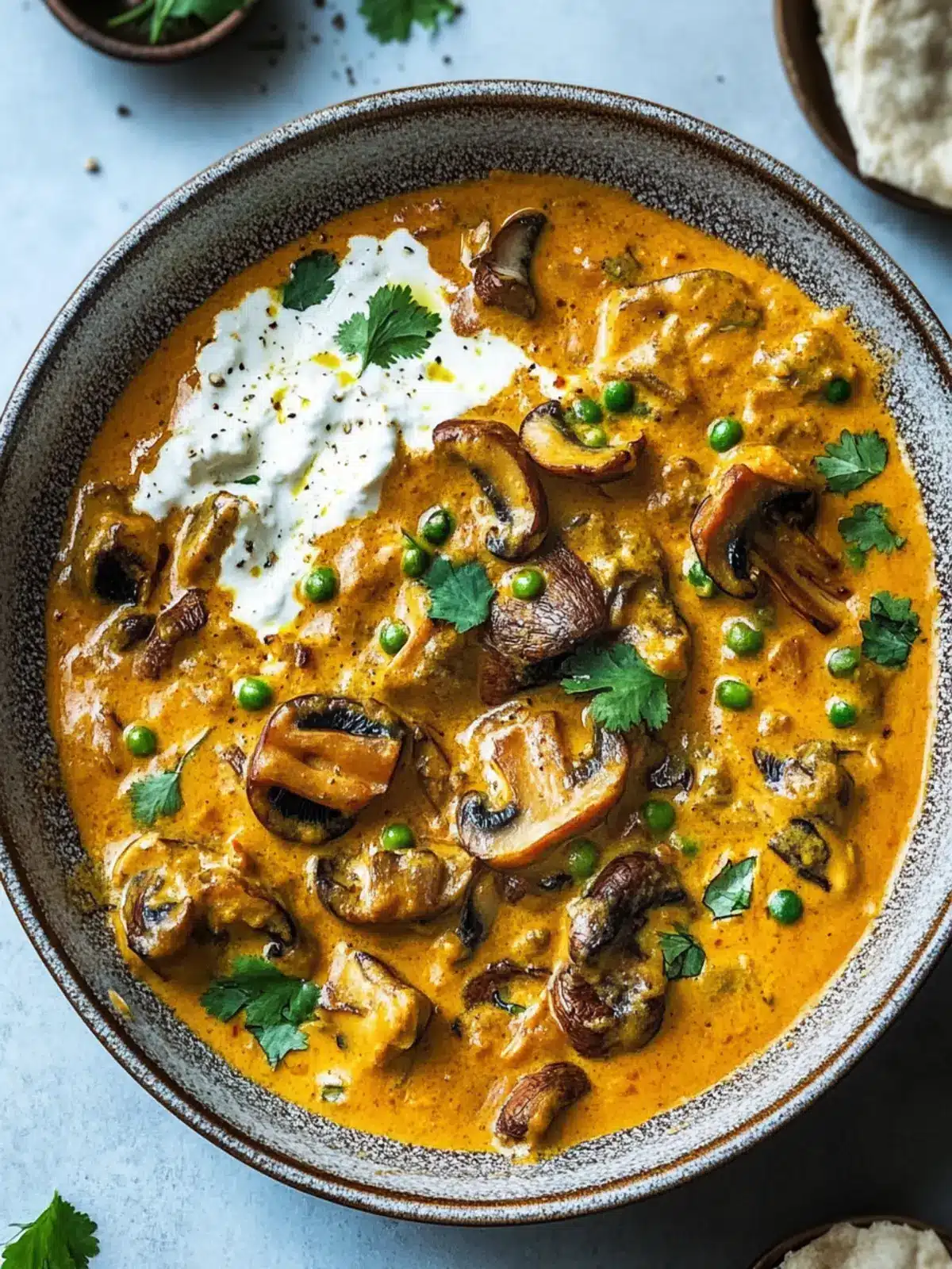 Mushroom Korma Bliss: Quick & Creamy Homemade Delight 2 Mushroom Korma