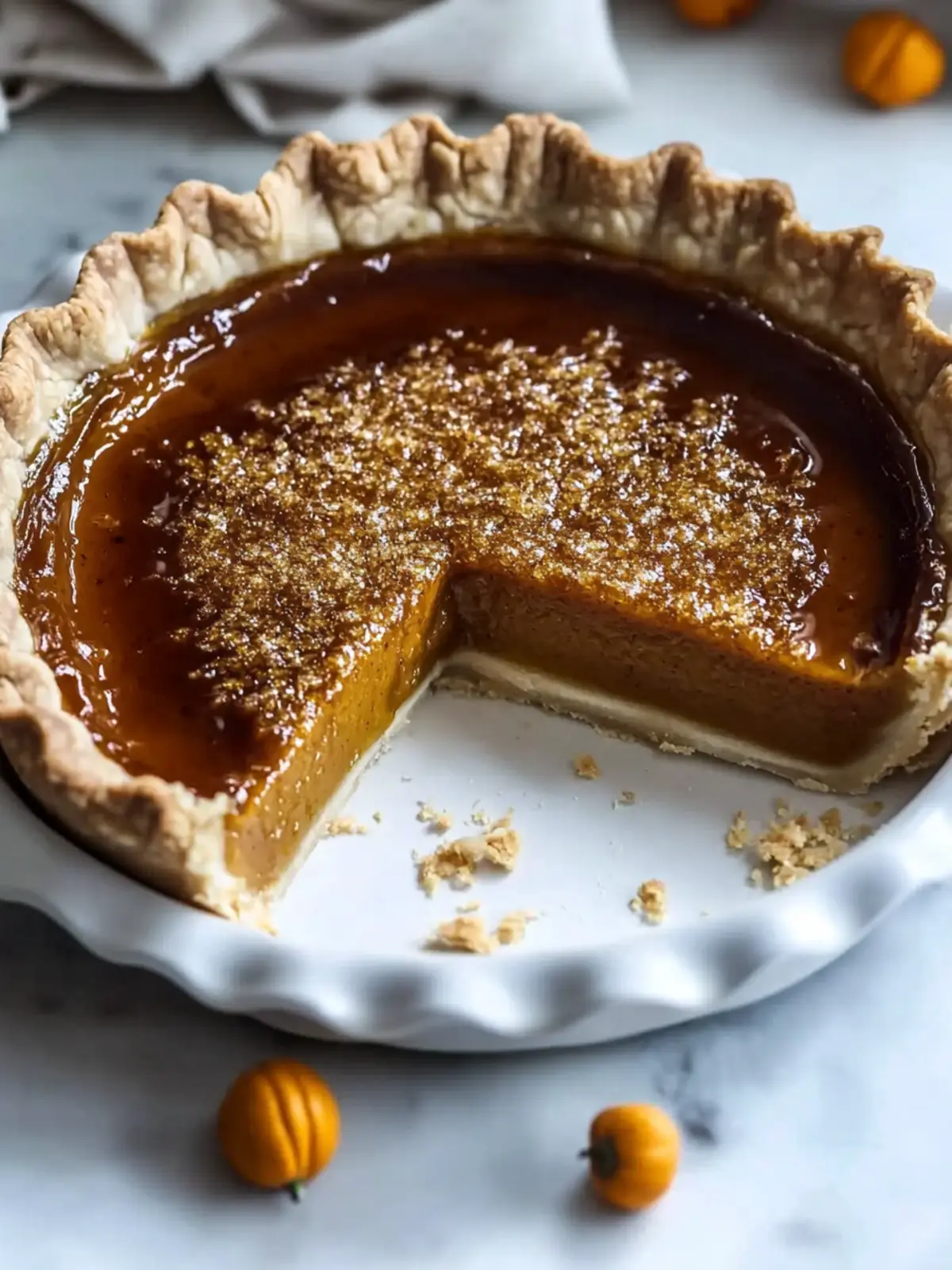 Bourbon Brûlée Pumpkin Pie: A Festive Flavor Explosion 4 Bourbon Brûlée Pumpkin Pie