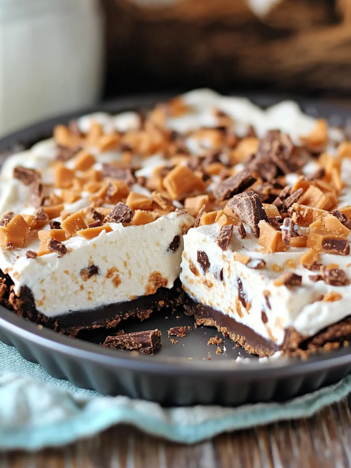 Buttery Bliss: Butterfinger Peanut Butter Fudge Dream Pie 4 Butterfinger Peanut Butter Fudge Dream Pie