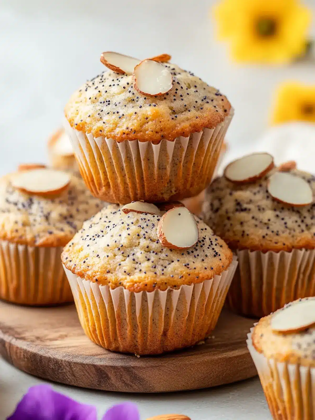 Delicious Almond Poppy Seed Muffins for Your Cozy Mornings 2 Almond Poppy Seed Muffins