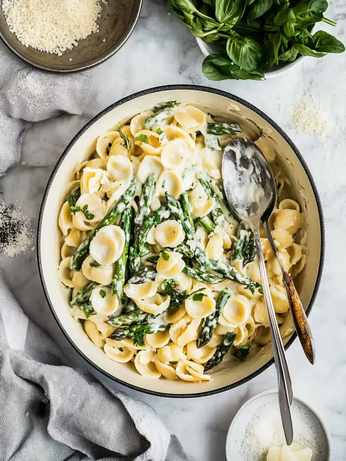 Creamy Asparagus Pasta: A Wholesome Treat You'll Crave 2 Creamy Asparagus Pasta