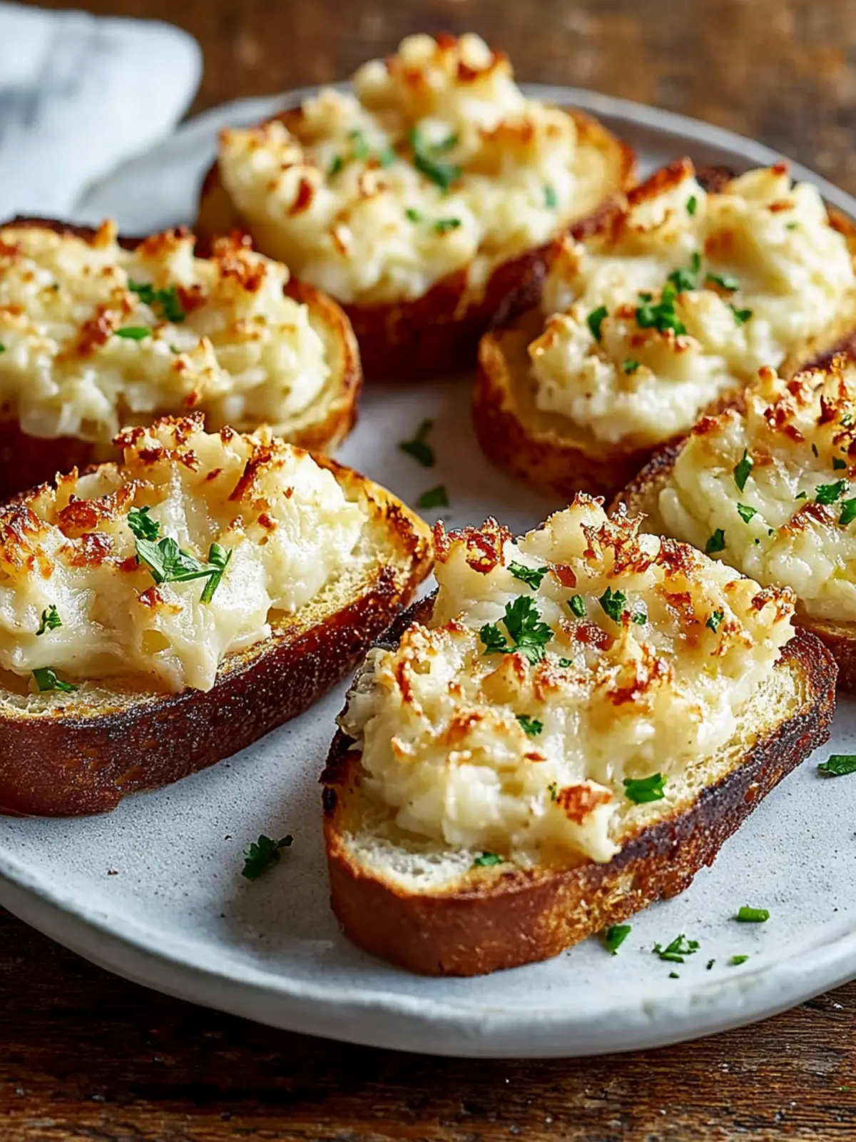 Cheesy Crabmeat Canapes: A Flavorful Bite for Any Occasion 4 Cheesy Crabmeat Canapes