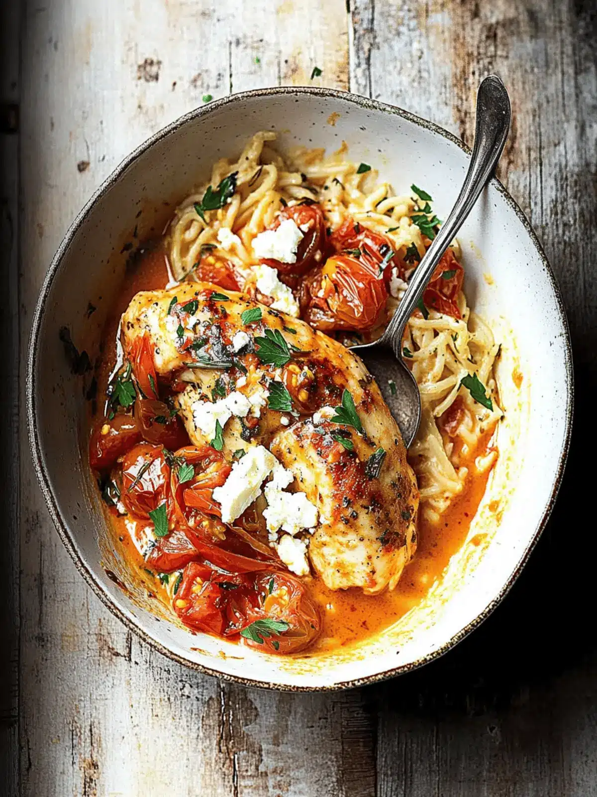 Creamy Tomato Chicken with Feta: Your 30-Minute Dinner Hero 4 Creamy Tomato Chicken with Feta