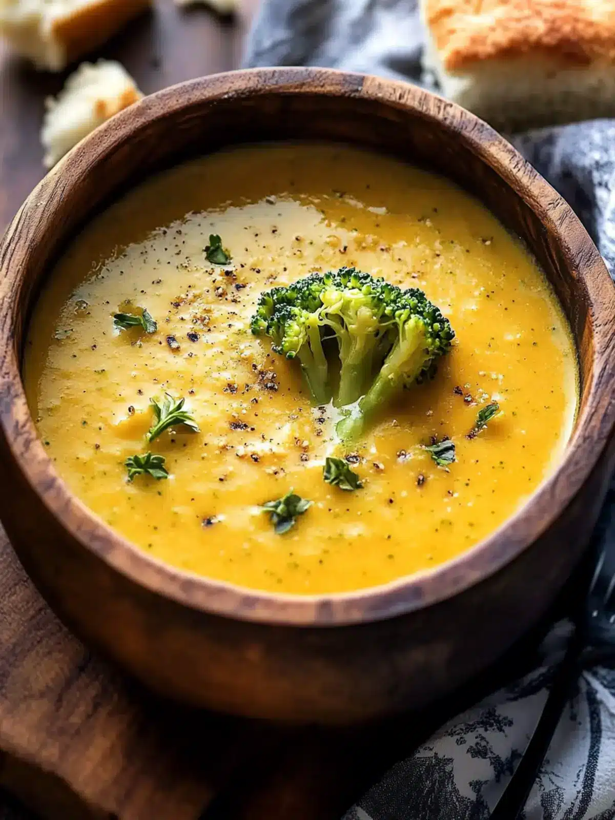 Lighter Creamy Broccoli Cheddar Soup for Cozy Nights 2 Lighter Creamy Broccoli Cheddar Soup