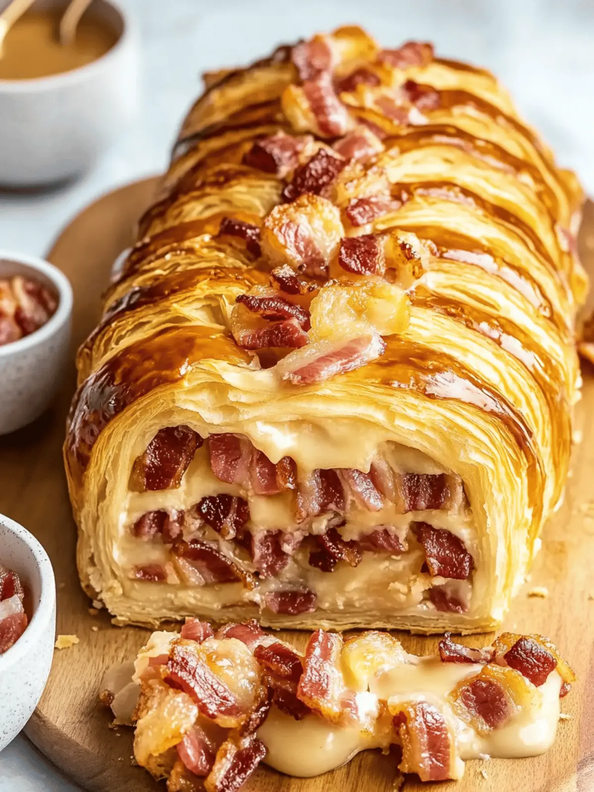Maple Bacon Croissant Loaf: Weekend Breakfast Bliss Awaiting 3 Maple Bacon Croissant Loaf