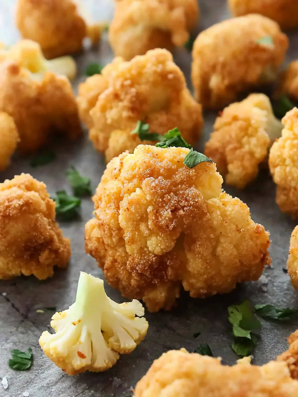 Irresistibly Spicy Cauliflower Fritters You ll Love 2 Spicy Cauliflower