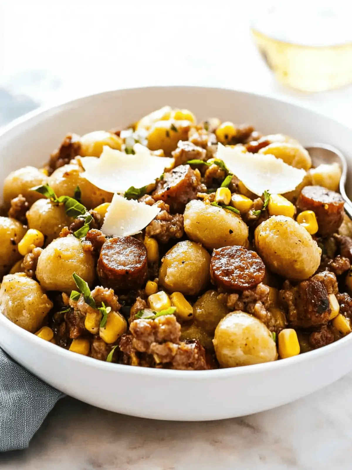 Savory Corn and Sausage Gnocchi for a Cozy Dinner Night 4 Corn and Sausage Gnocchi