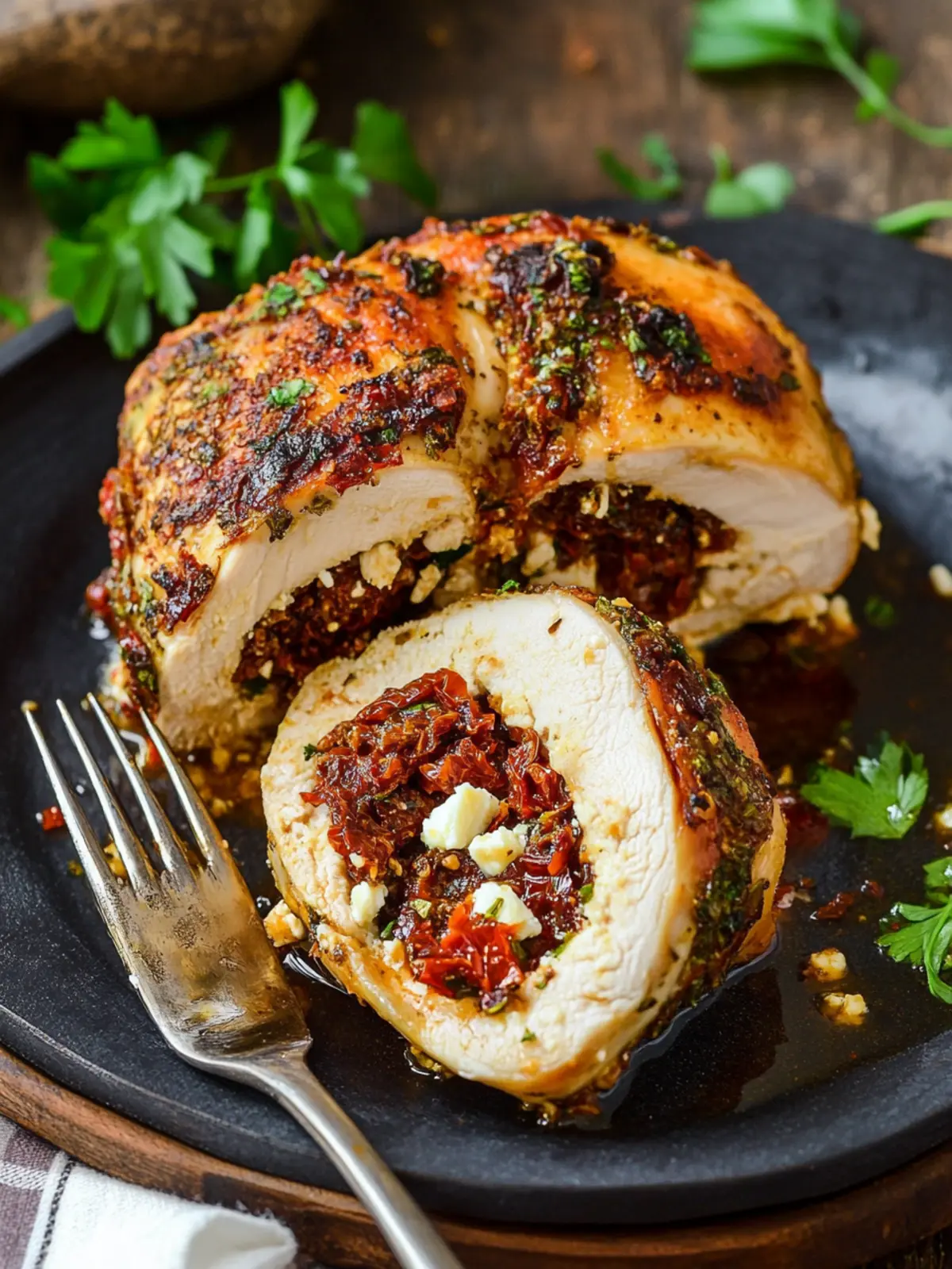 Sun Dried Tomato Feta Stuffed Chicken for Flavor Lovers 2 Sun Dried Tomato Feta Stuffed Chicken