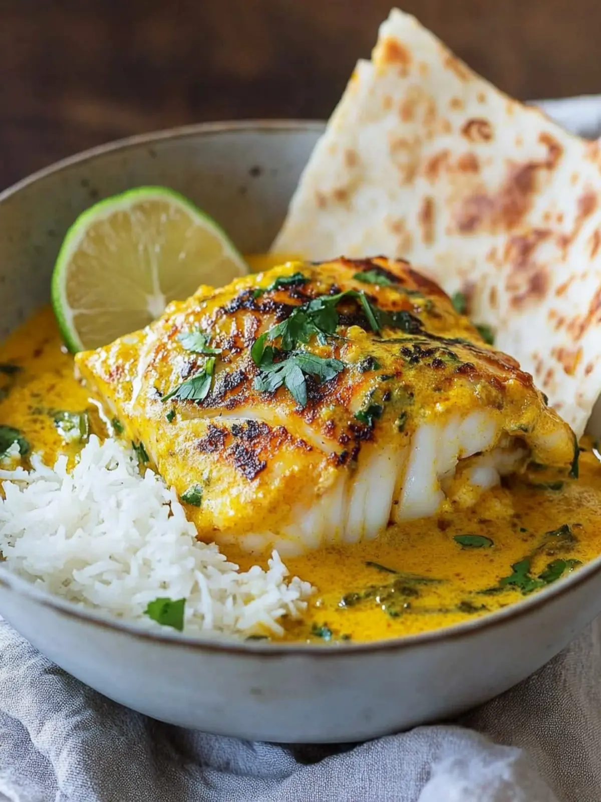Irresistible South Indian Style Coconut Cod Curry with Saffron Butter 4 South Indian Style Coconut Cod Curry With Saffron Butter