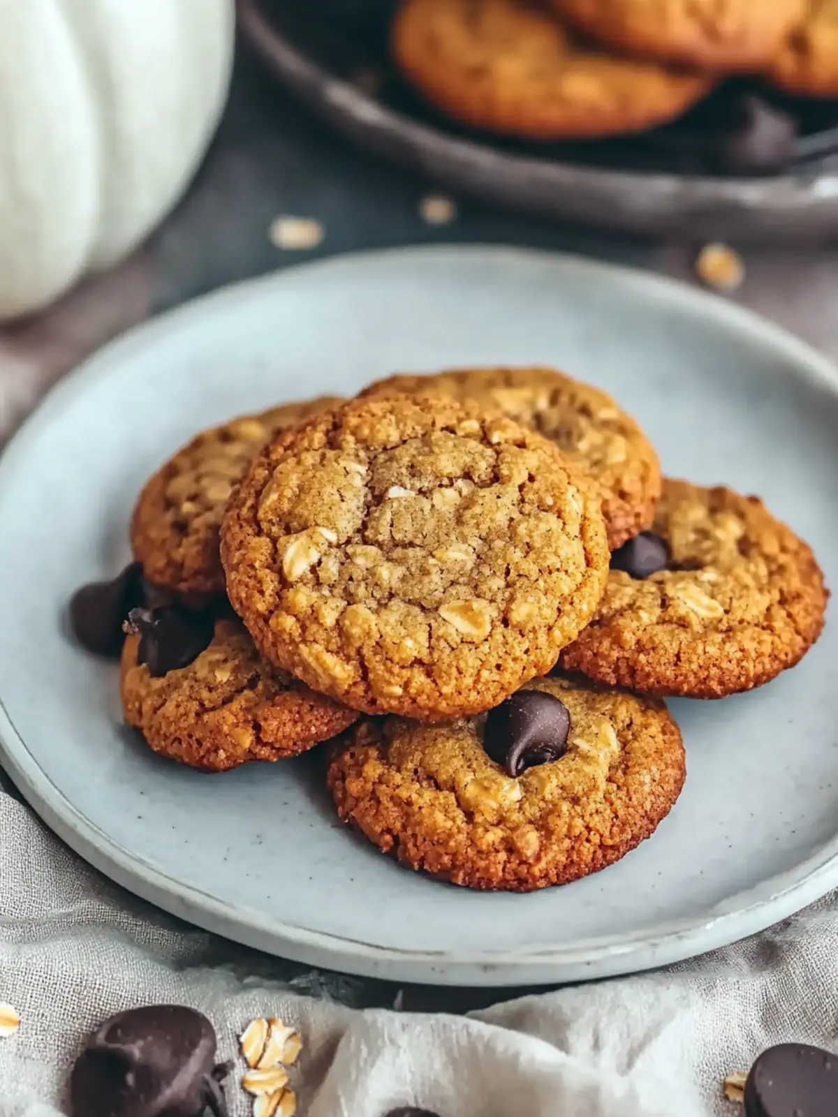 Classic Pumpkin Cookies with Oat Flour: Cozy Fall Bliss 4 Classic Pumpkin Cookies With Oat Flour