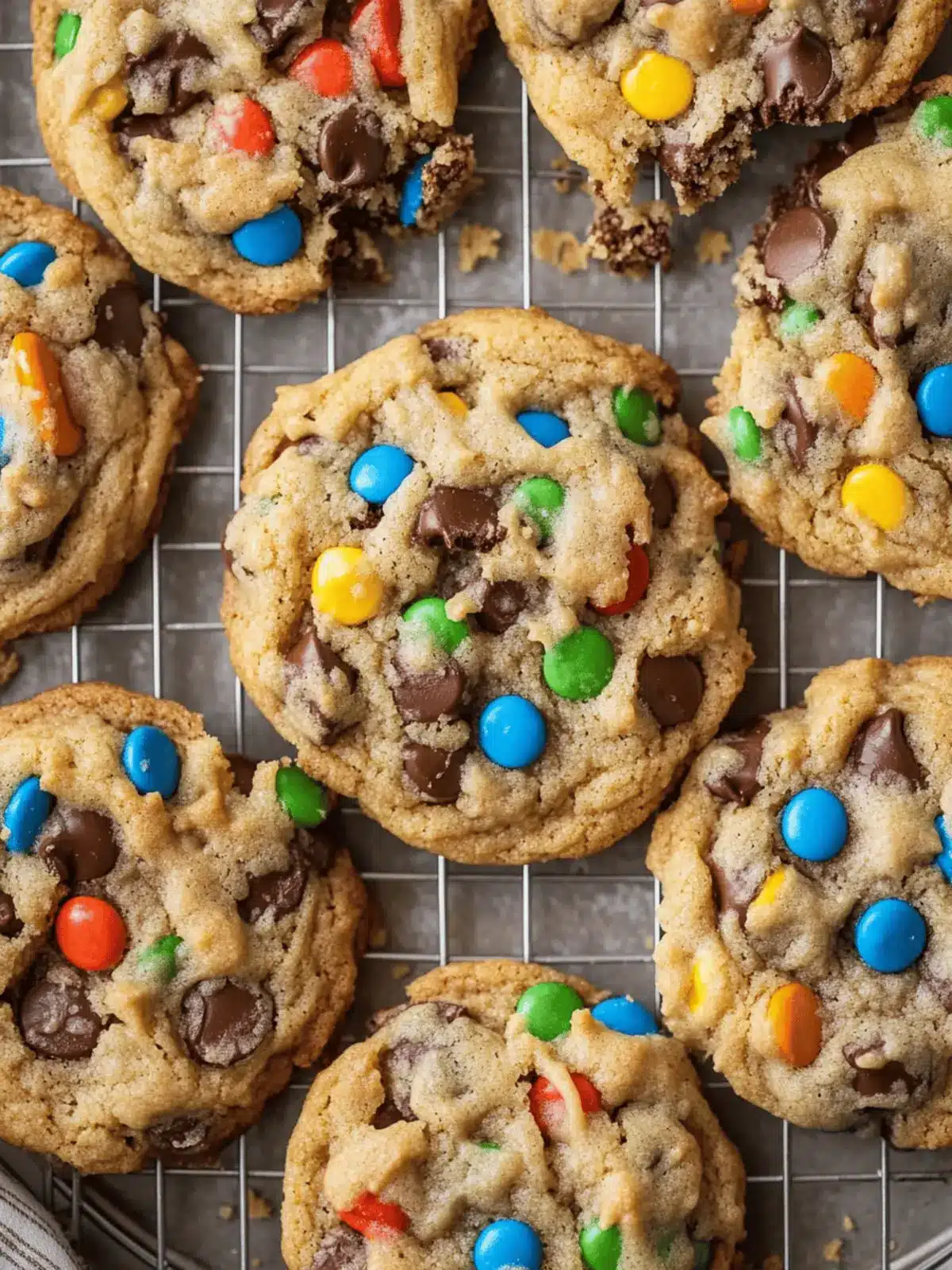 Yummy Monster Cookies Packed with Peanut Butter Bliss 3 Monster Cookies