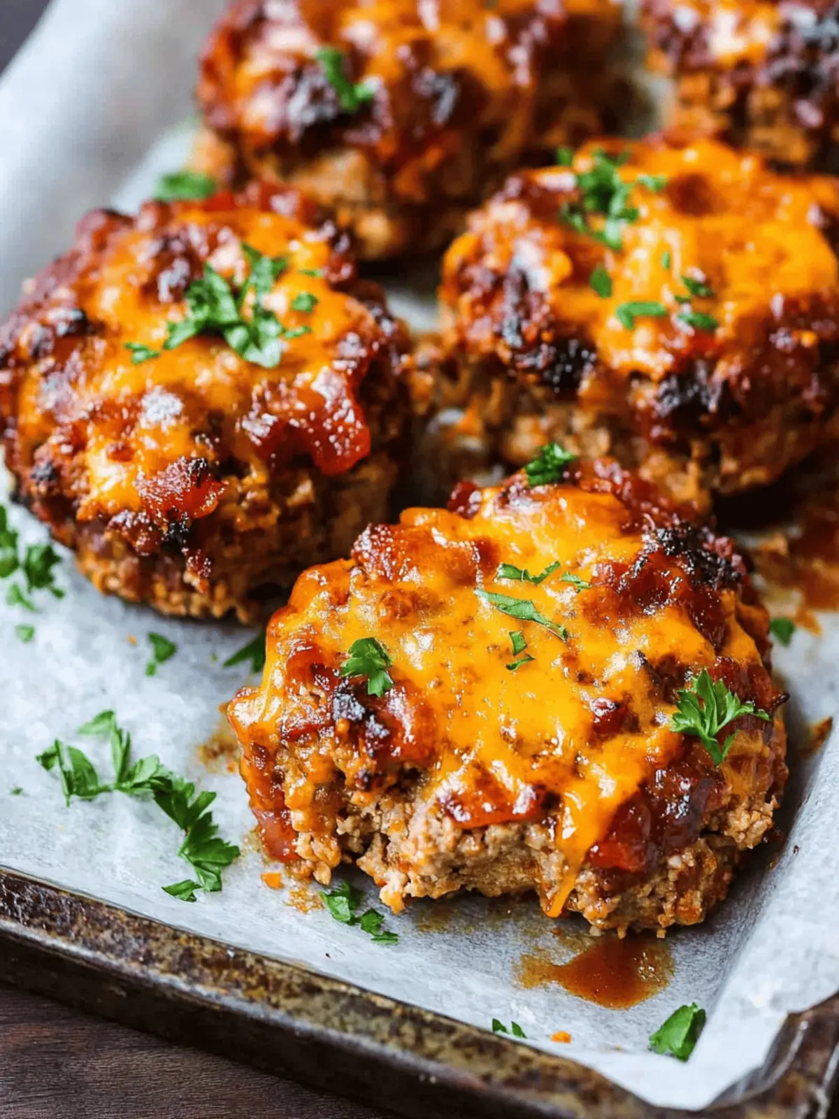 Mini BBQ Bacon Cheddar Meatloaf for Cozy Weeknight Dinners 4 Mini BBQ Bacon Cheddar Meatloaf
