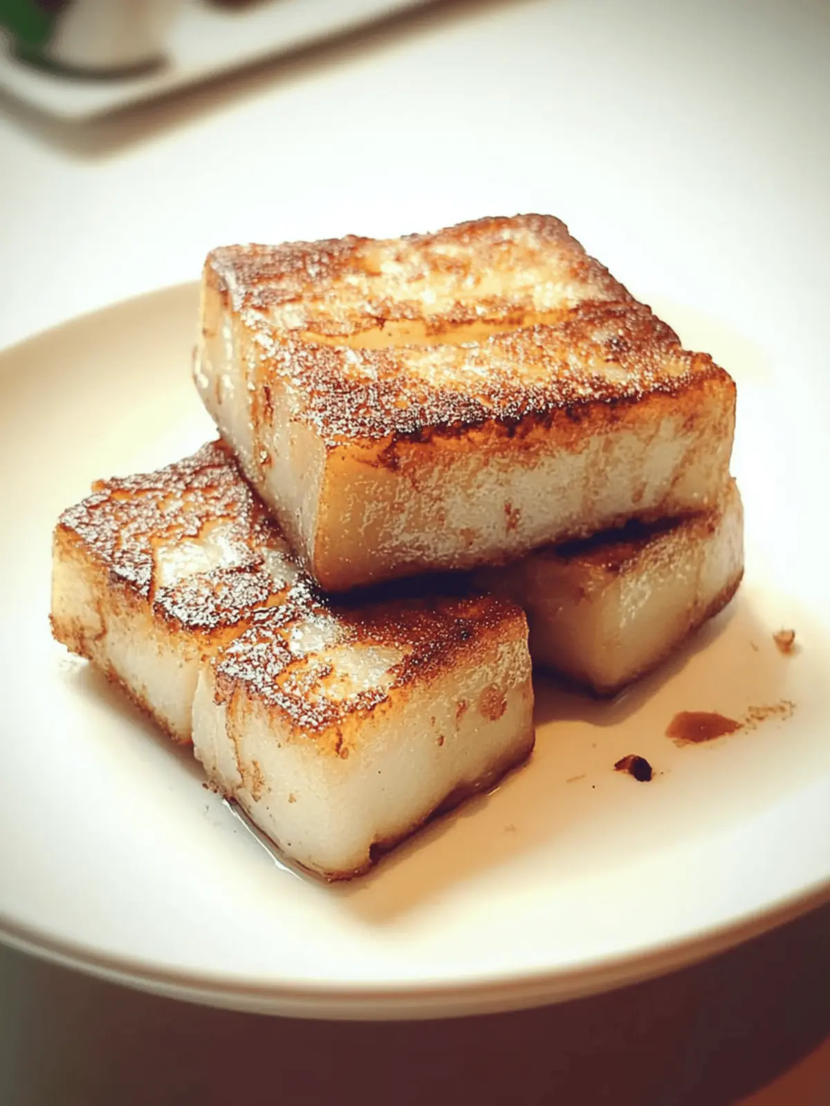 Crispy Pan Fried Turnip Cake: Homemade Delight Awaits 2 Pan Fried Turnip Cake