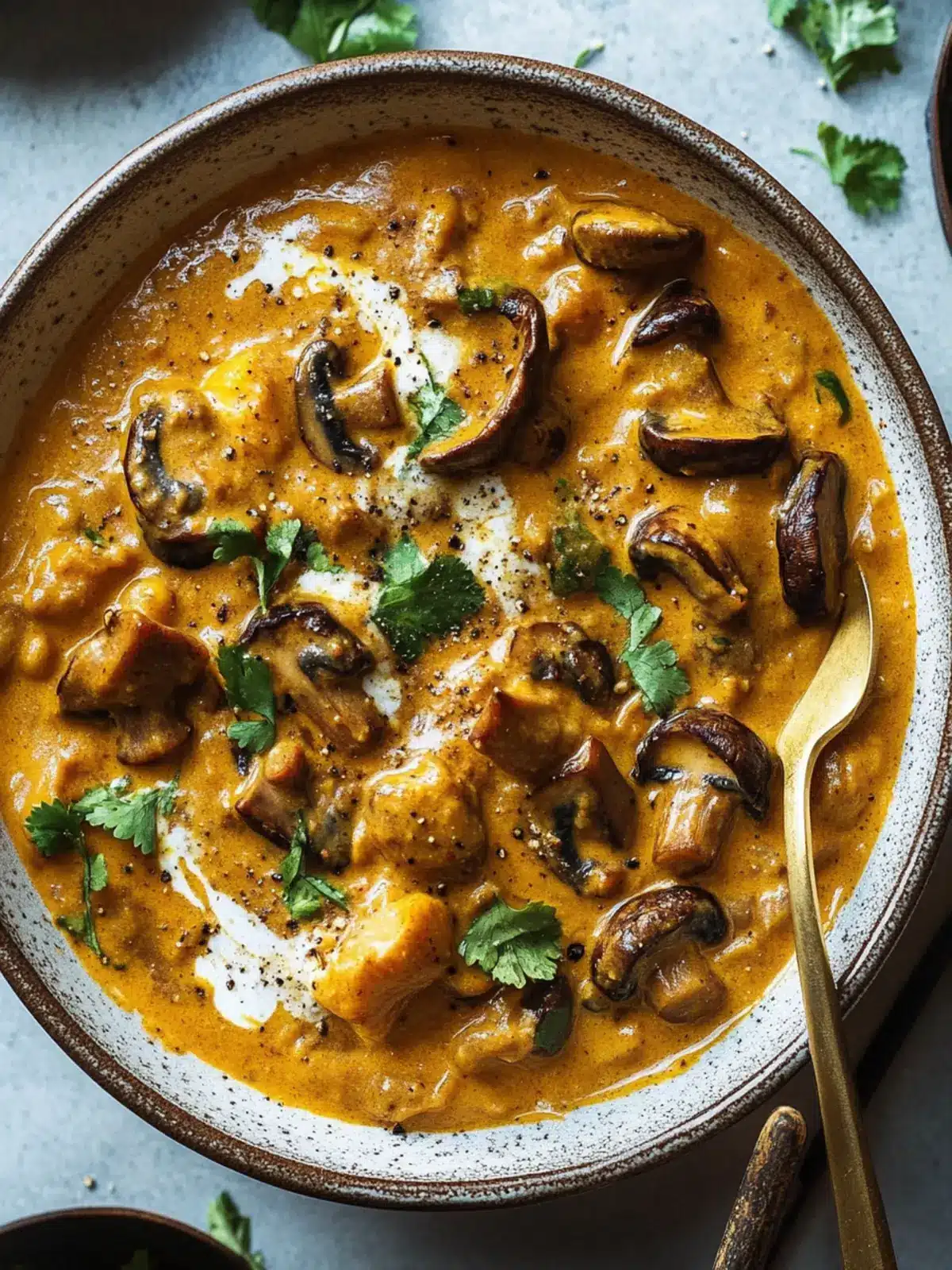 Mushroom Korma Bliss: Quick & Creamy Homemade Delight 4 Mushroom Korma