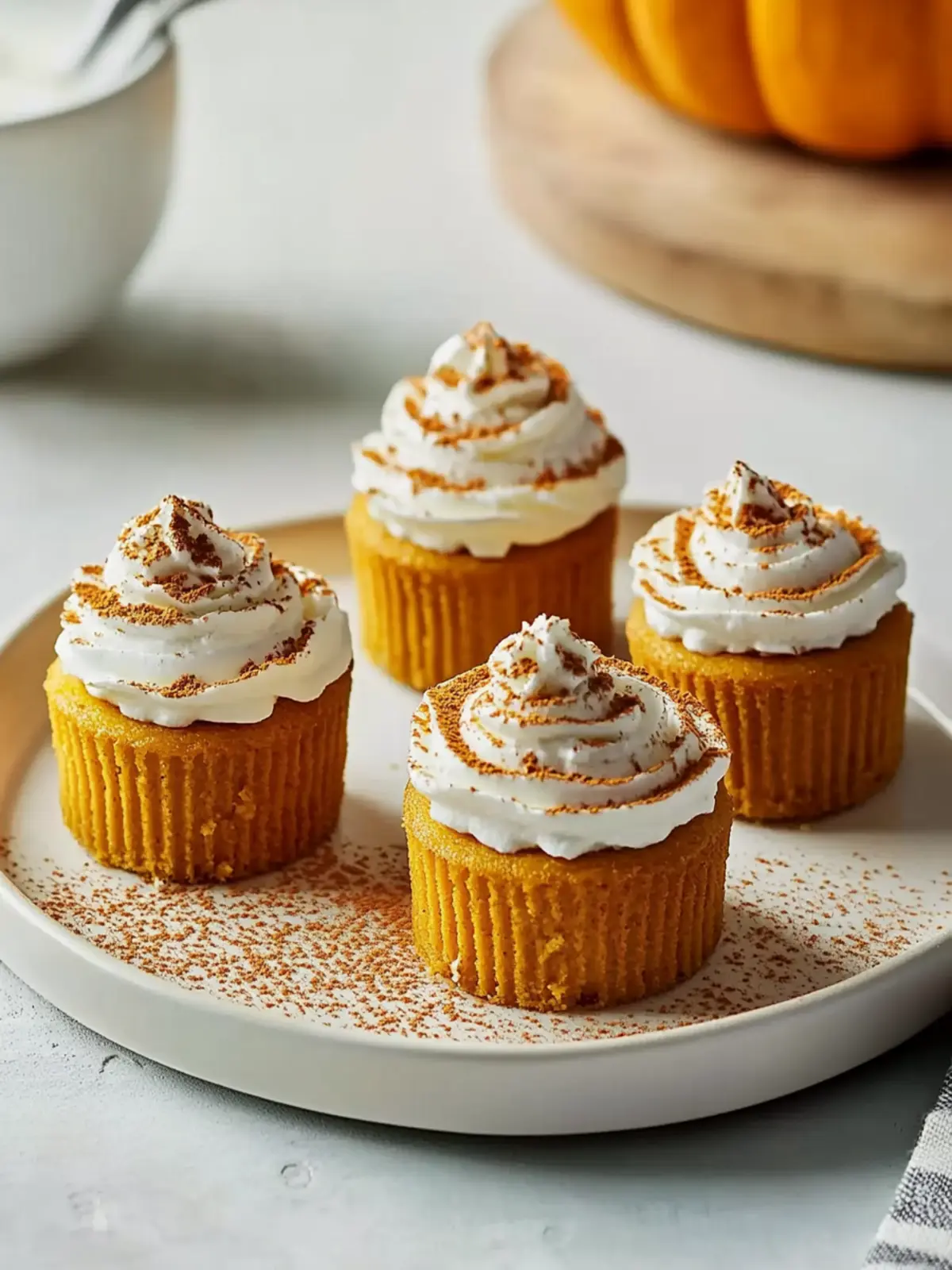Irresistible Mini Pumpkin Cheesecakes for Cozy Fall Nights 2 Mini Pumpkin Cheesecakes