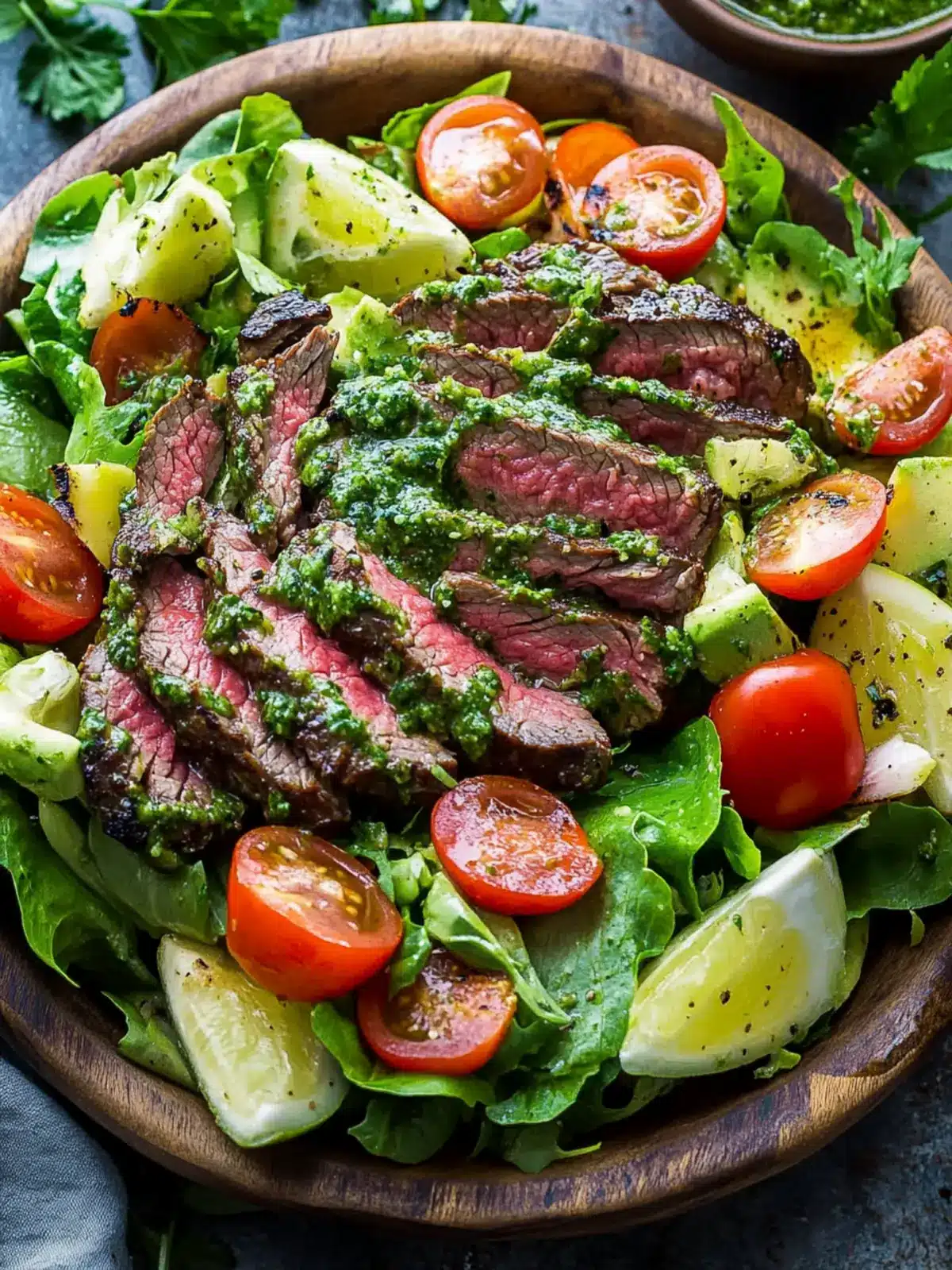 Chimichurri Steak Salad: A Zesty Twist on Grilled Goodness 2 Chimichurri Steak Salad