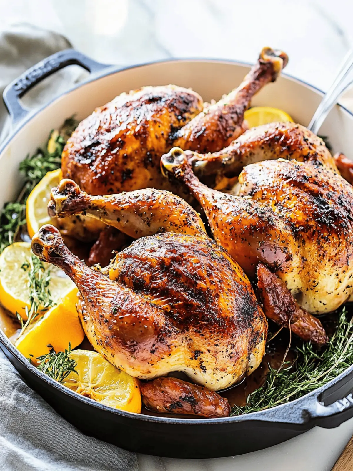 Savory Roasted Cornish Hens with Fresh Herbs and Lemon Magic 3 Roasted Cornish Hens