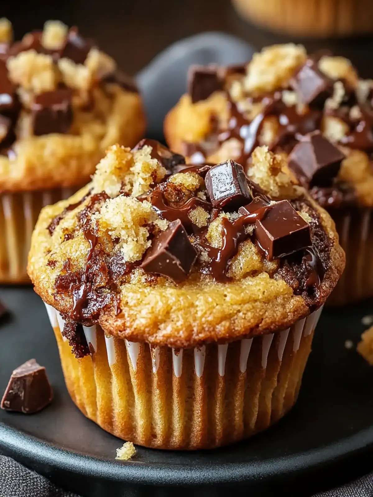 Decadent Salted Caramel Chocolate Chunk Muffins You ll Love 4 Salted Caramel Chocolate Chunk Muffins