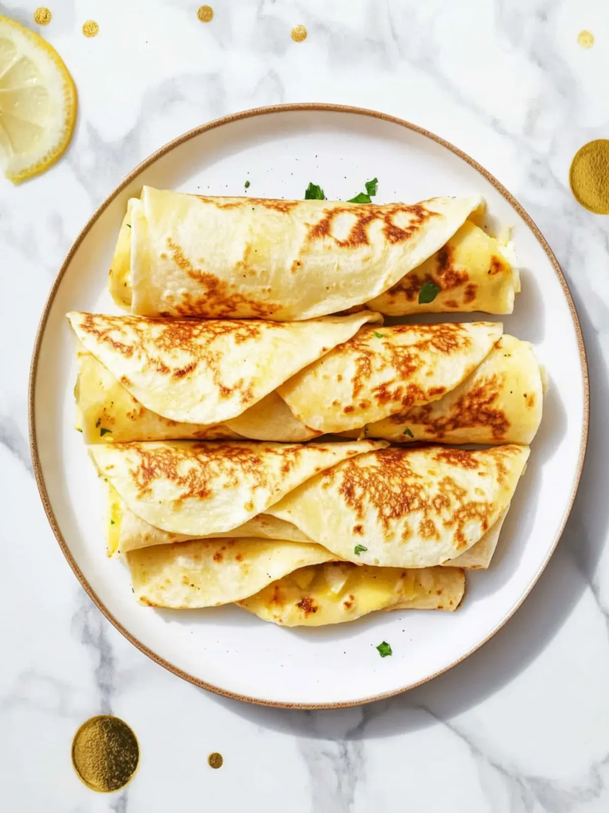 Delicious 2-Ingredient Cottage Cheese Wraps: Quick & Easy! 4 2-Ingredient Cottage Cheese Wraps (Pan + Oven)