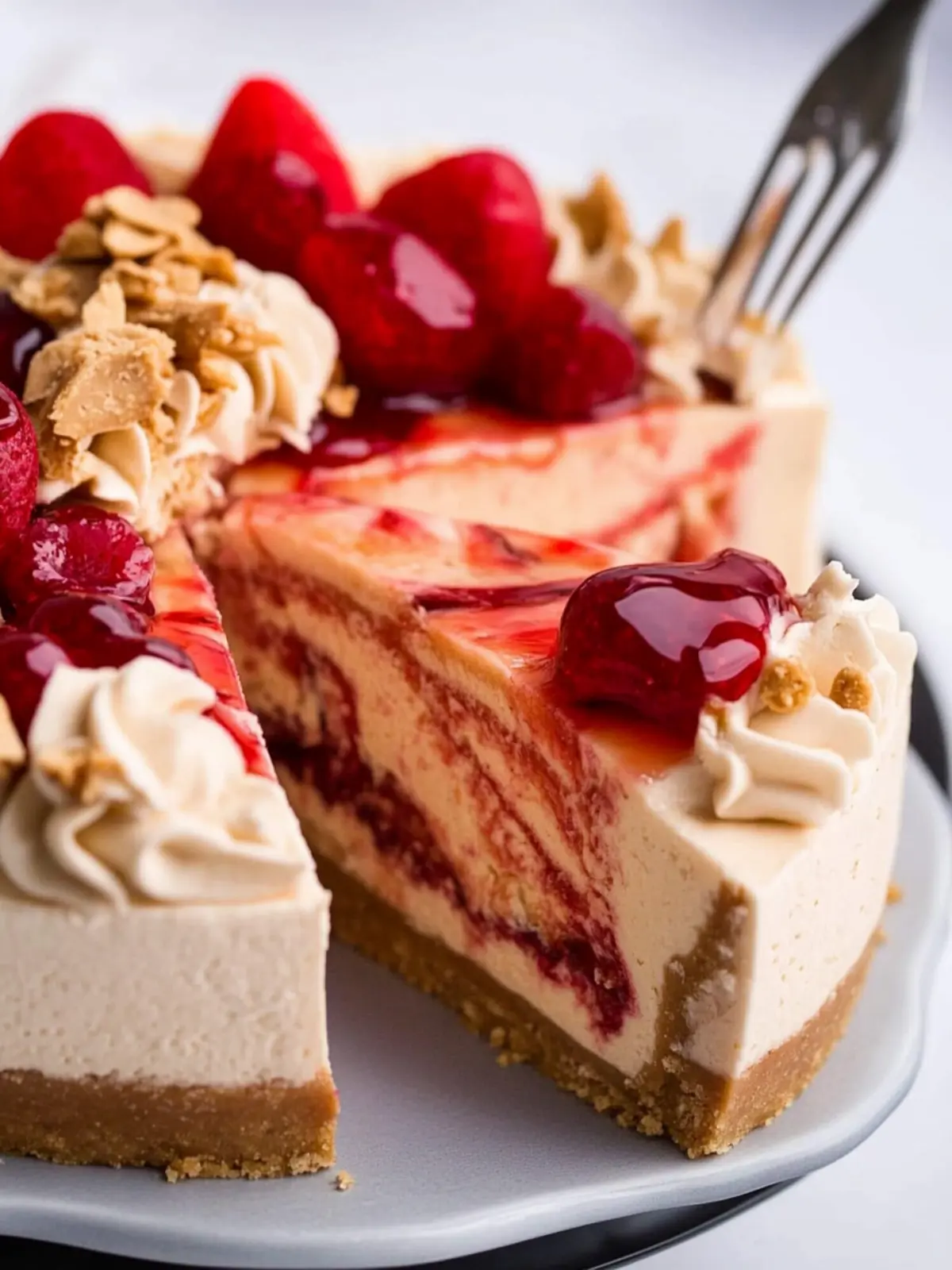 Irresistible Peanut Butter & Jelly Cheesecake Dream 4 Peanut Butter & Jelly Cheesecake