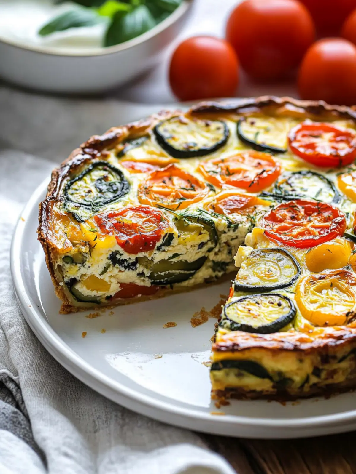 Delicious Crustless Garden Vegetable Quiche for Any Meal 2 Crustless Garden Vegetable Quiche