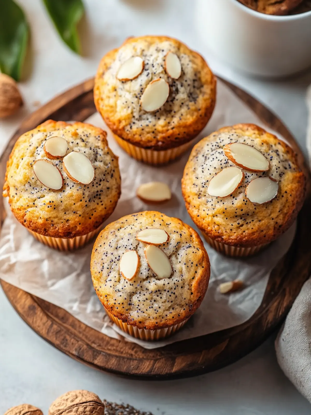 Delicious Almond Poppy Seed Muffins for Your Cozy Mornings 4 Almond Poppy Seed Muffins