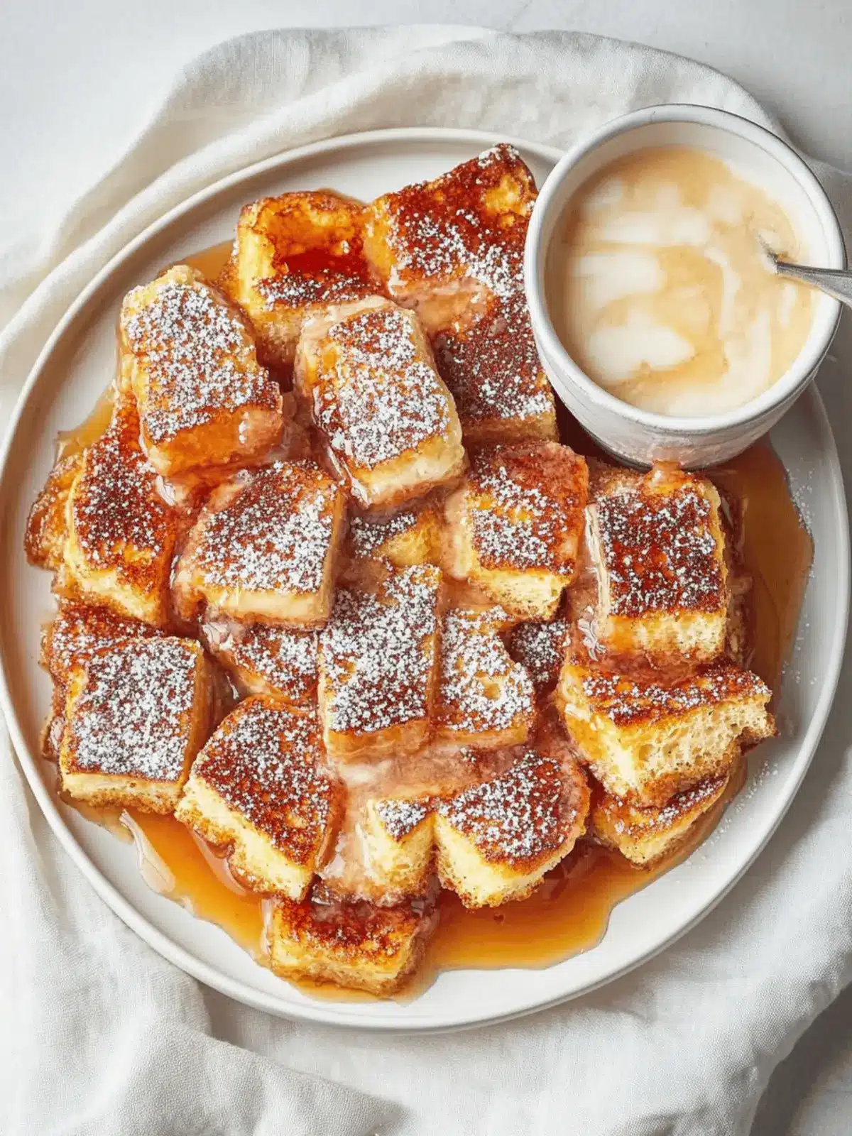Decadent Creme Brûlée French Toast with Salted Caramel Magic 2 Creme Brûlée French Toast with Salted Caramel