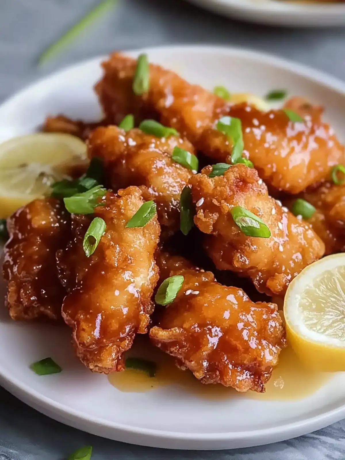 Deliciously Crispy Chinese Lemon Chicken with Tangy Sauce 2 Crispy Chinese Lemon Chicken with Tangy Sauce