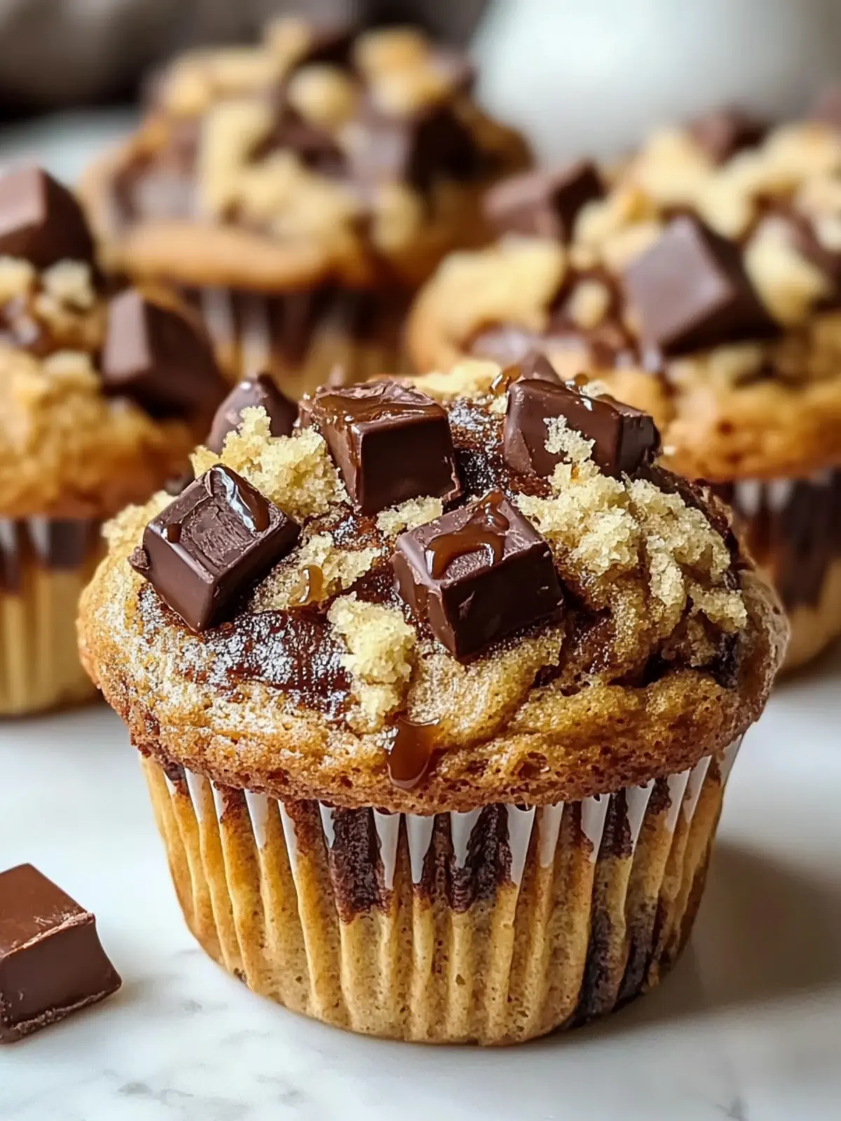 Decadent Salted Caramel Chocolate Chunk Muffins You ll Love 3 Salted Caramel Chocolate Chunk Muffins