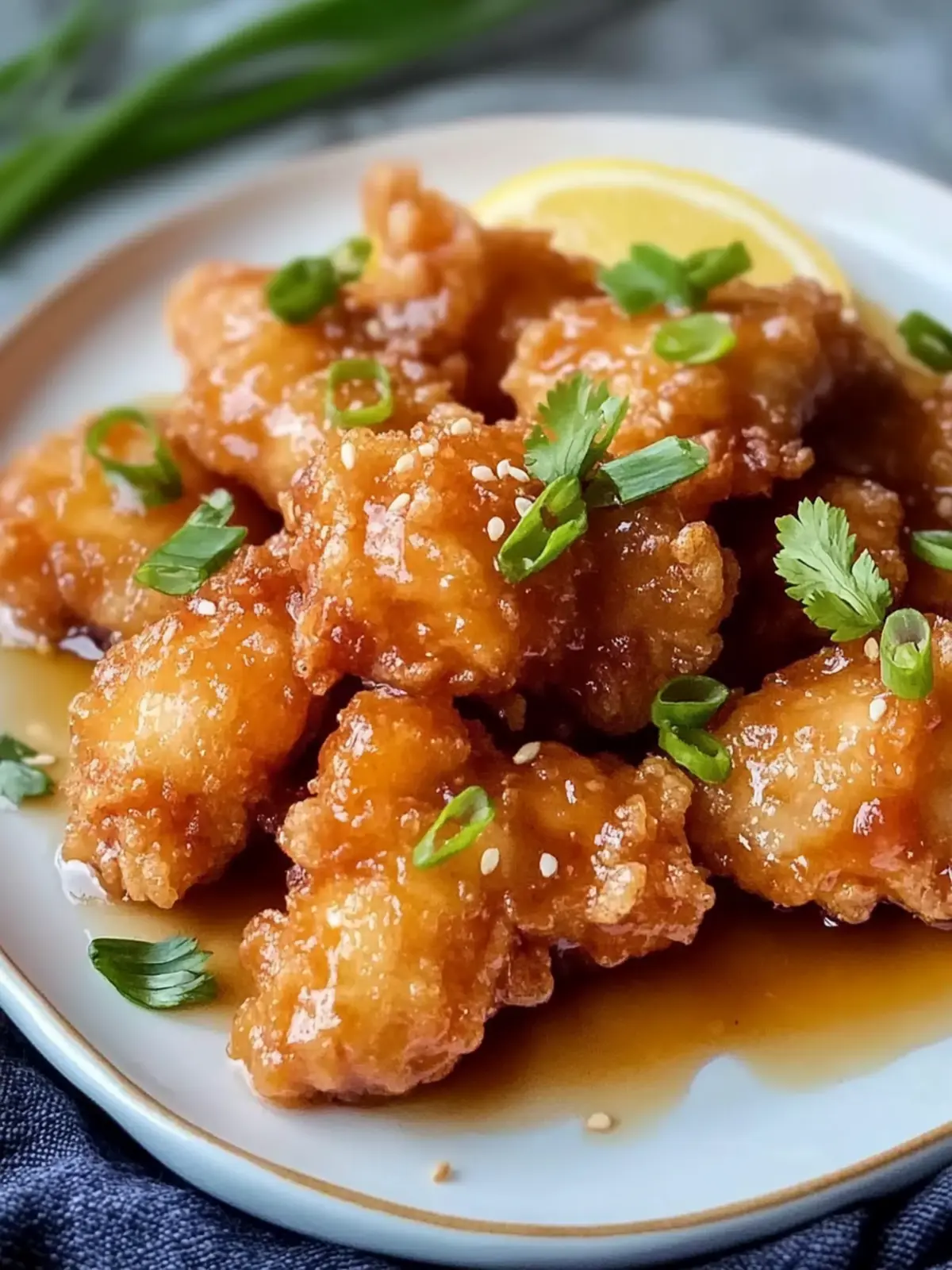 Deliciously Crispy Chinese Lemon Chicken with Tangy Sauce 4 Crispy Chinese Lemon Chicken with Tangy Sauce