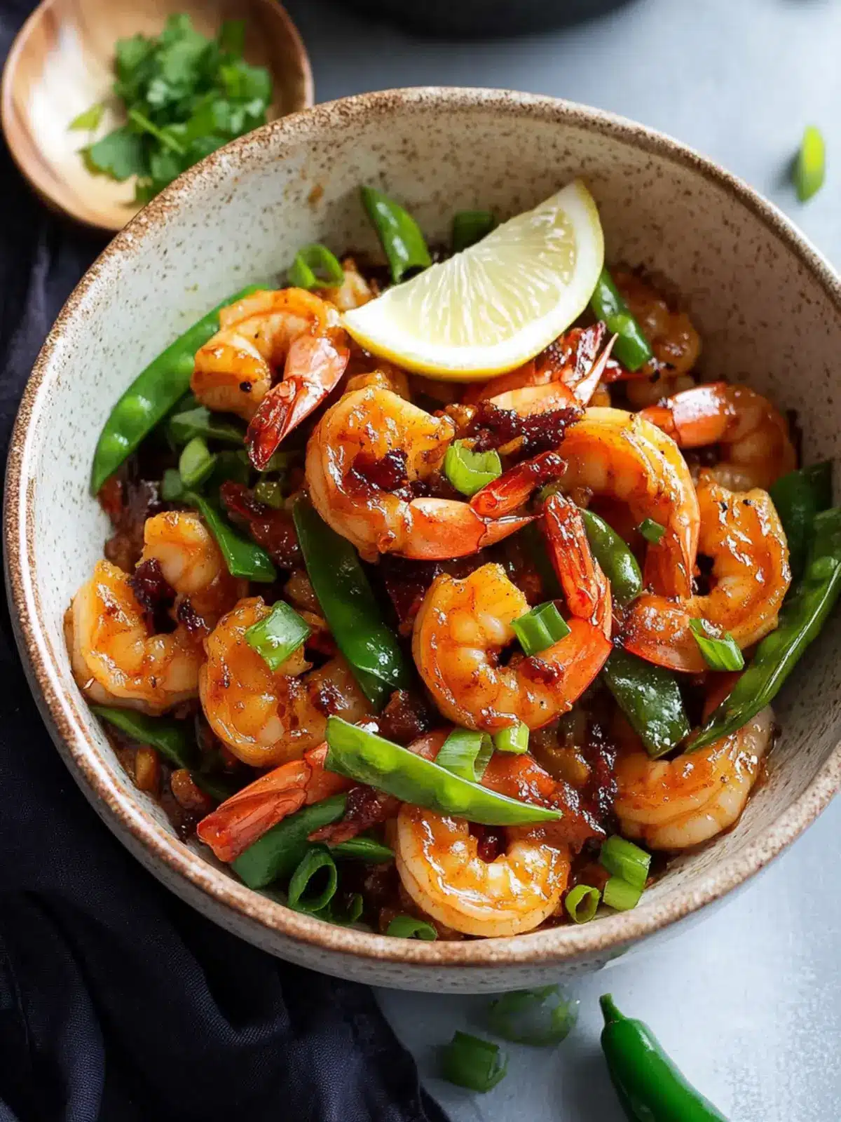 Spicy Prawns Stir Fry - Easy 7 Minute Dinner Delight 4 Spicy Prawns Stir Fry - Easy 7 minute