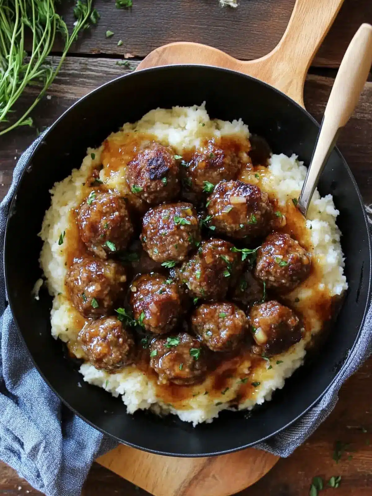 Salisbury Steak Meatballs: Comfort Food Made Easy 4 Salisbury Steak Meatballs