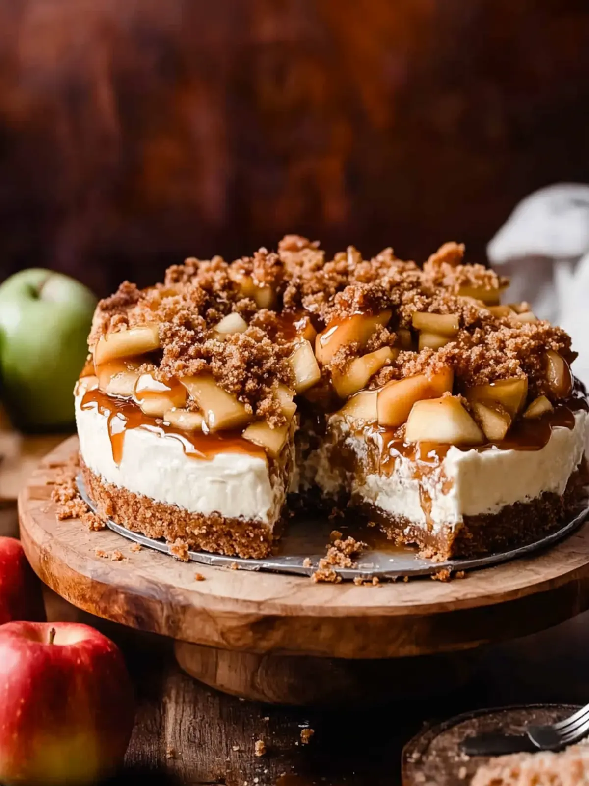 Salted Caramel Apple Pie Cheesecake for Cozy Gatherings 2 Salted Caramel Apple Pie Cheesecake