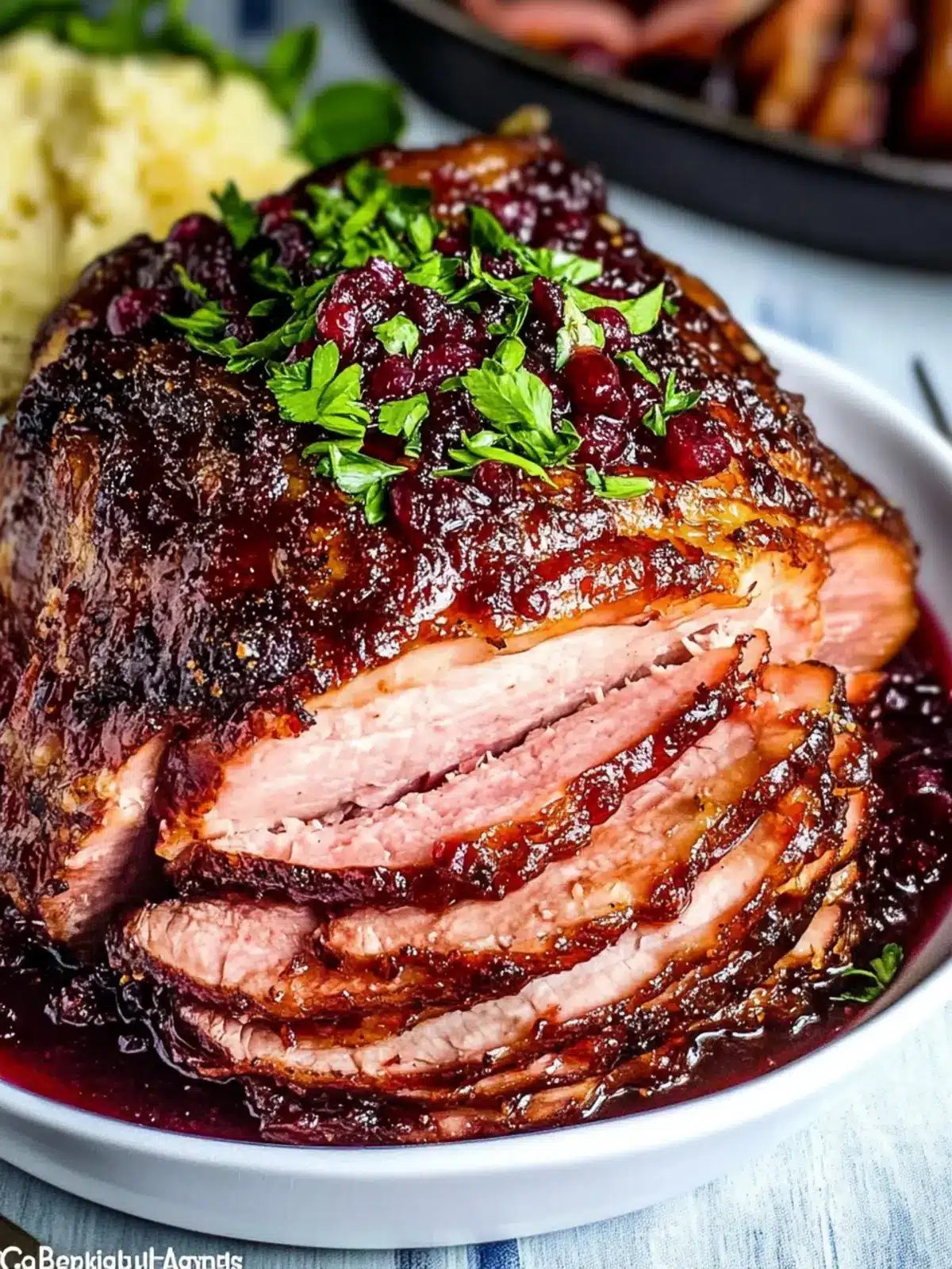 Savory Cranberry Glazed Ham for Your Holiday Feast 4 Cranberry Glazed Ham