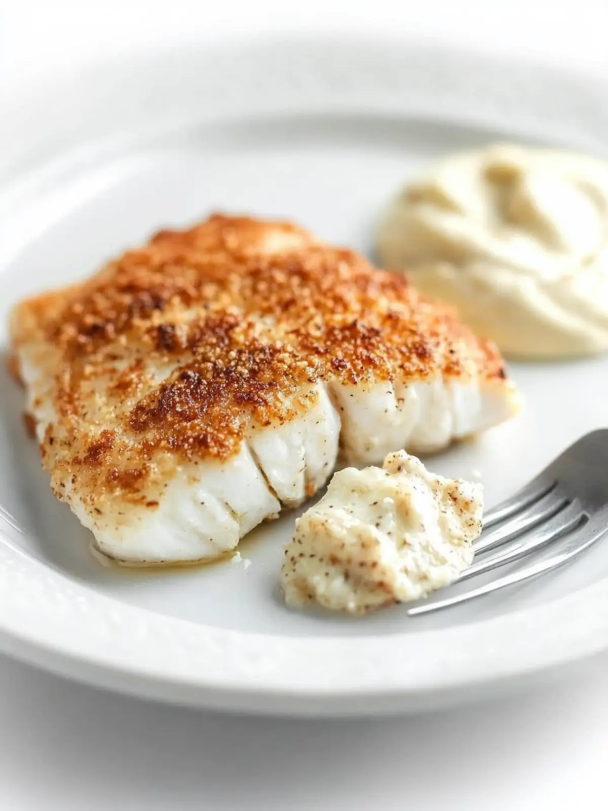 Almond-Crusted Halibut with Lemon Garlic Butter Bliss 4 Almond-Crusted Halibut with Lemon Garlic Butter