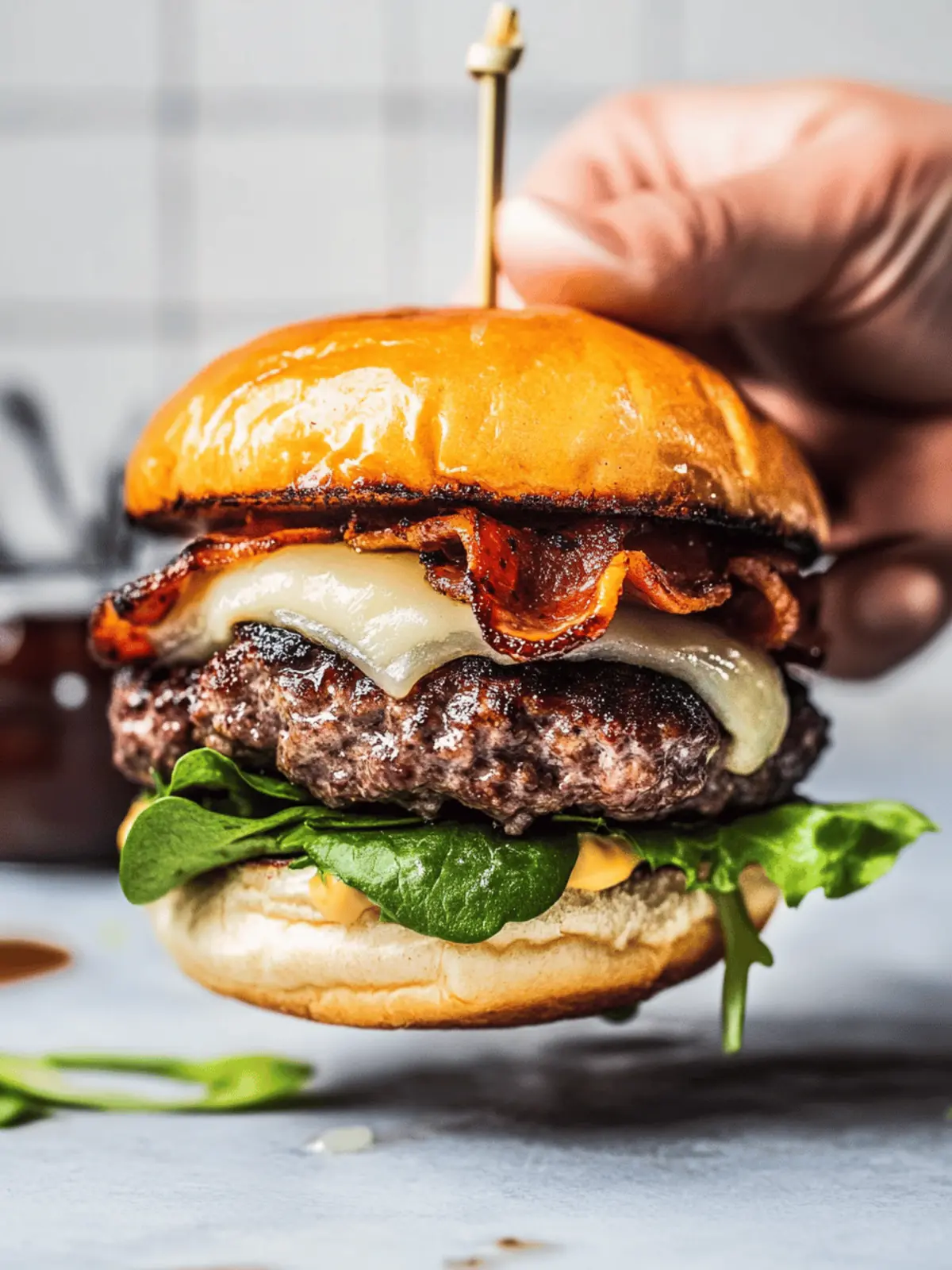 Savory California Burger with Bacon Jam and Avocado Bliss 2 California Burger