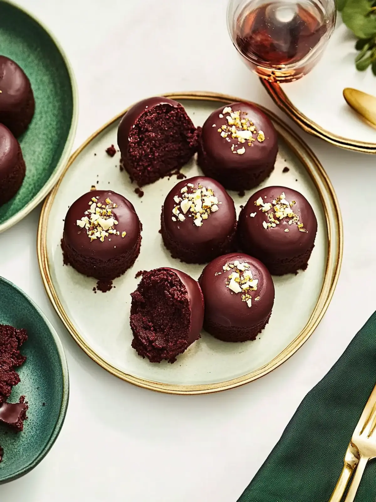 Decadent Baby Bourbon-Chocolate Bombes You Can't Resist 2 Baby Bourbon-Chocolate Bombes