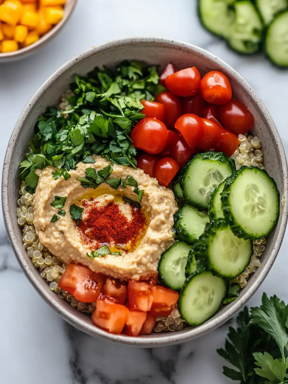 Protein-Packed Hummus Quinoa Bowl for Ultimate Flavor Boost 4 Protein-Packed Hummus Quinoa Bowl