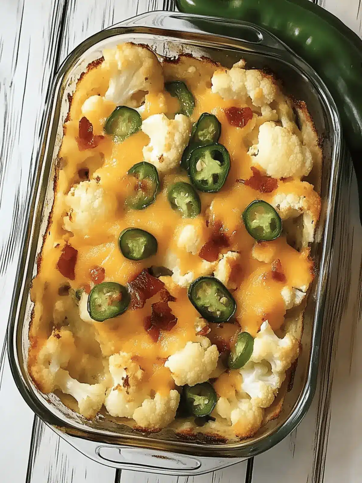 Easy Jalapeno Popper Cauliflower Casserole You ll Love 4 Easy Jalapeno Popper Cauliflower Casserole